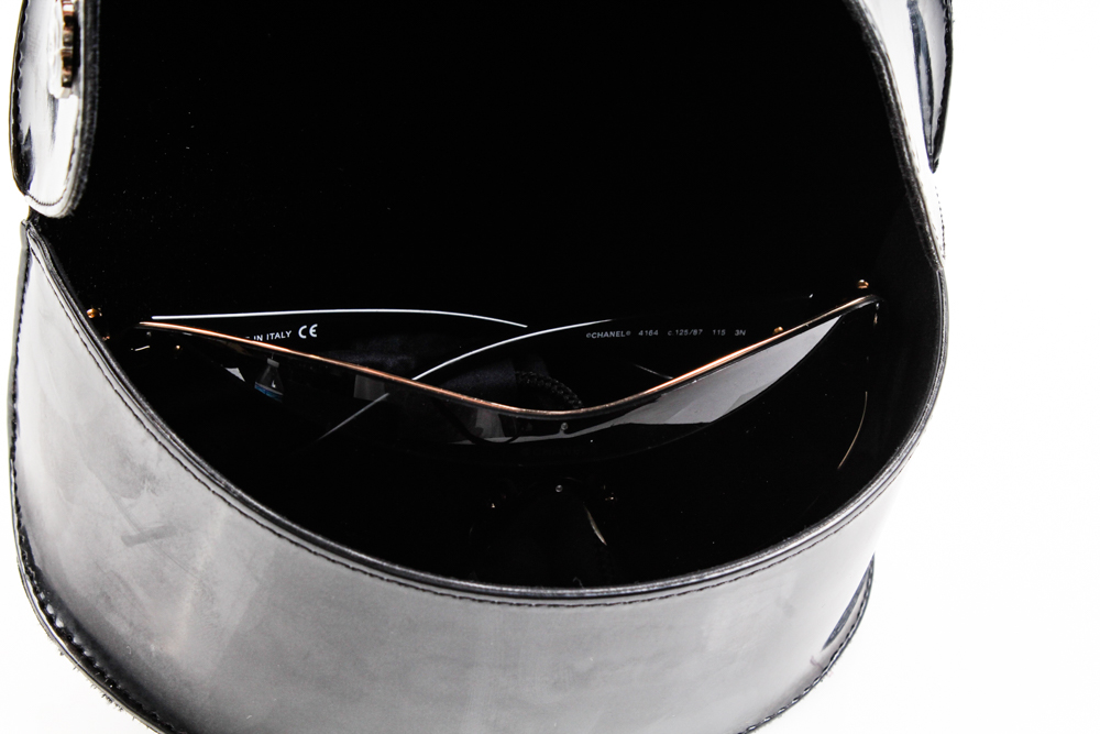 Chanel "Camellia" Sunglasses with Case