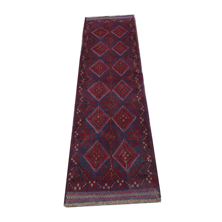 Hand-Knotted Baluch Carpet Runner