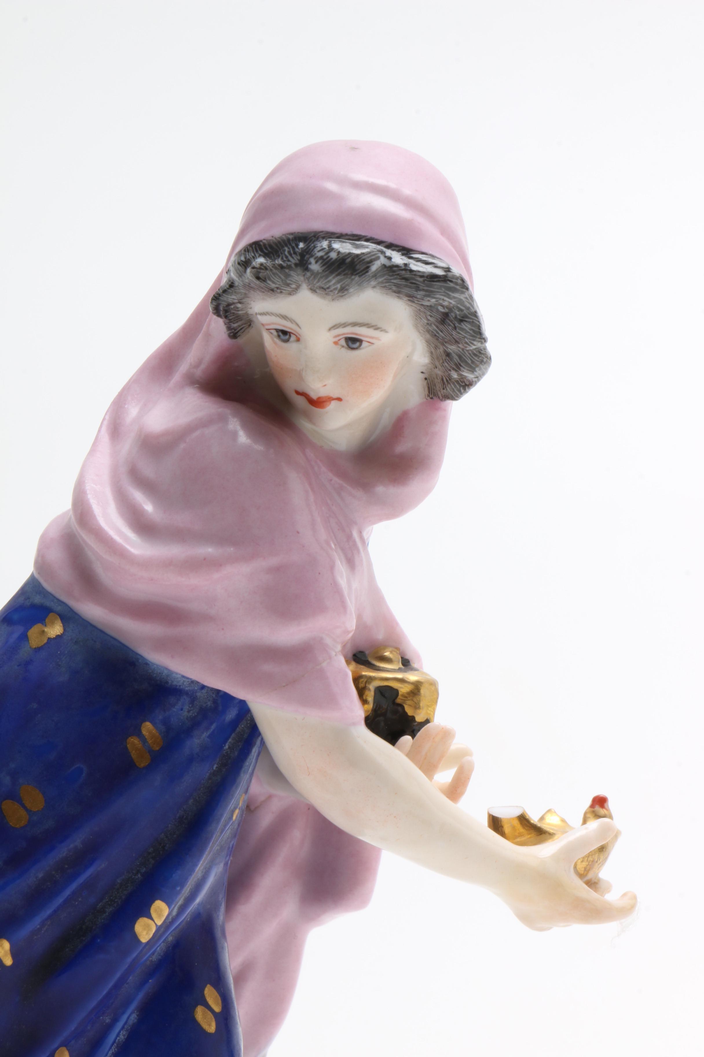 Antique Derby Porcelain Figurine