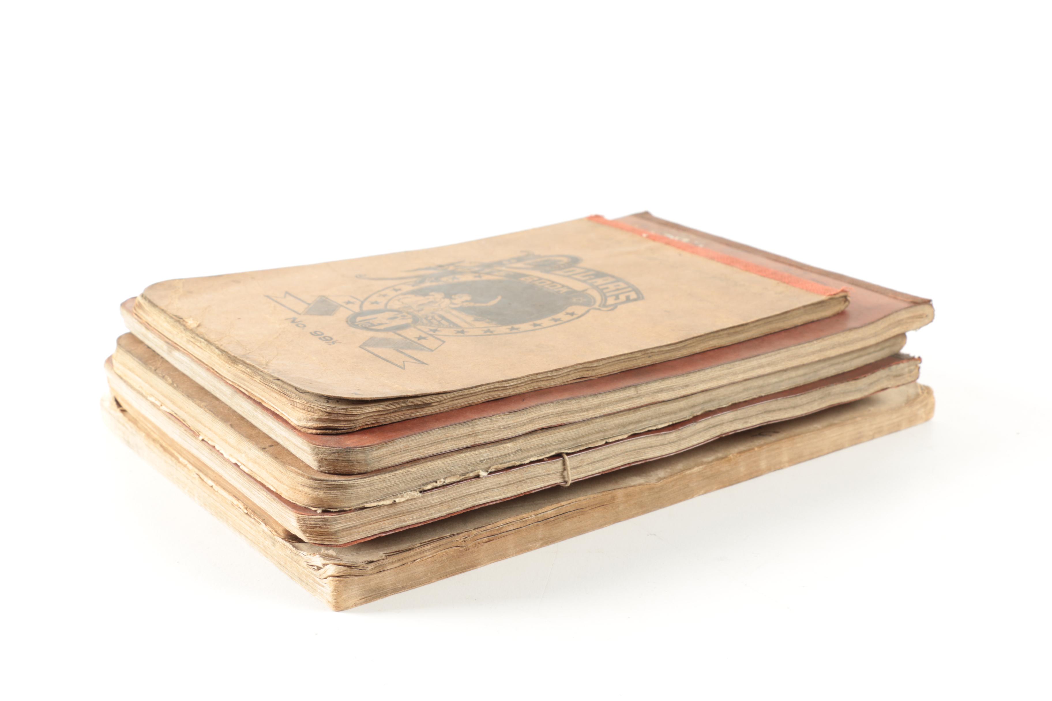 Early 20th Century Personal Diaries and Ledgers