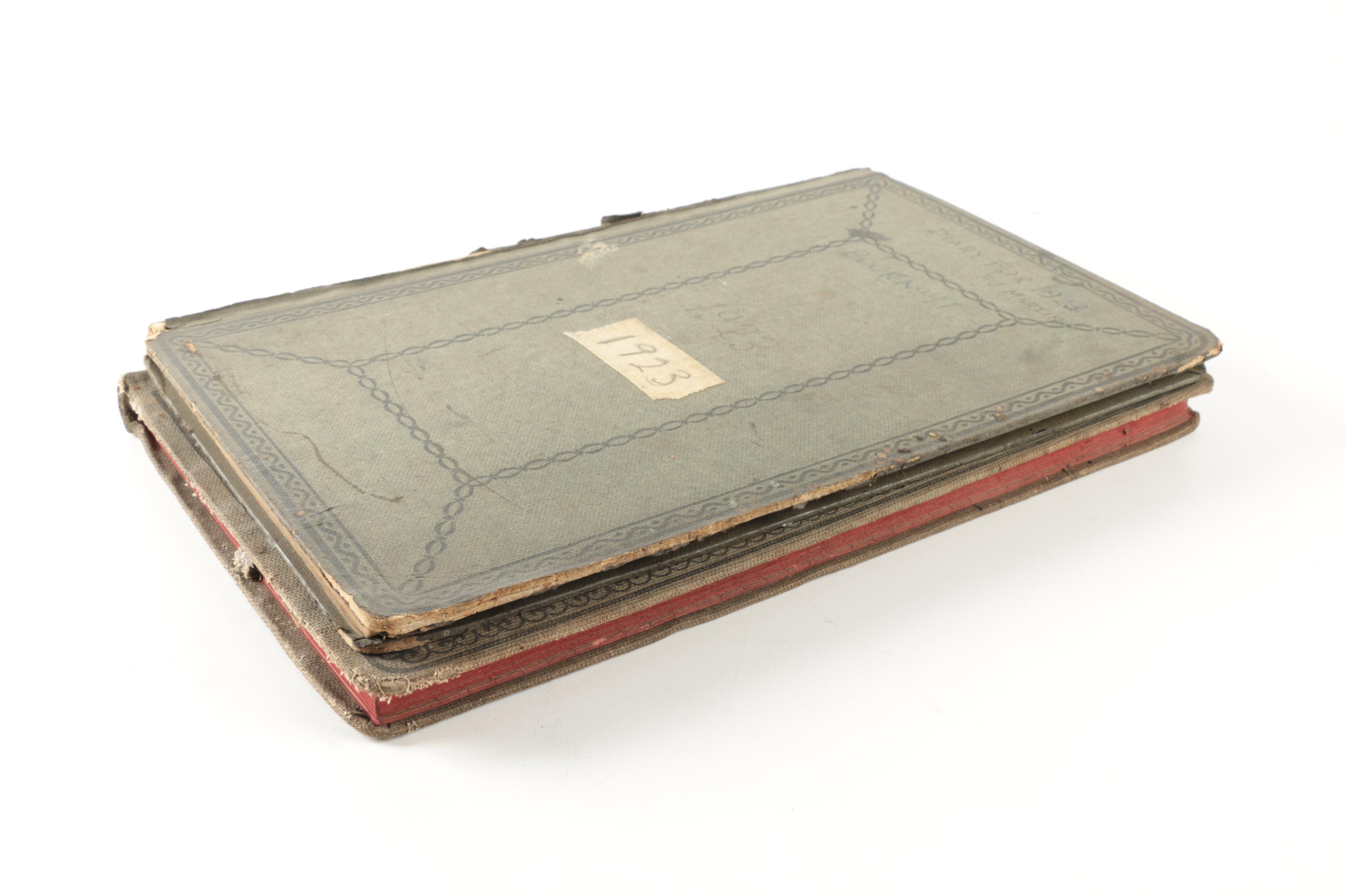 Early 20th Century Personal Diaries and Ledgers