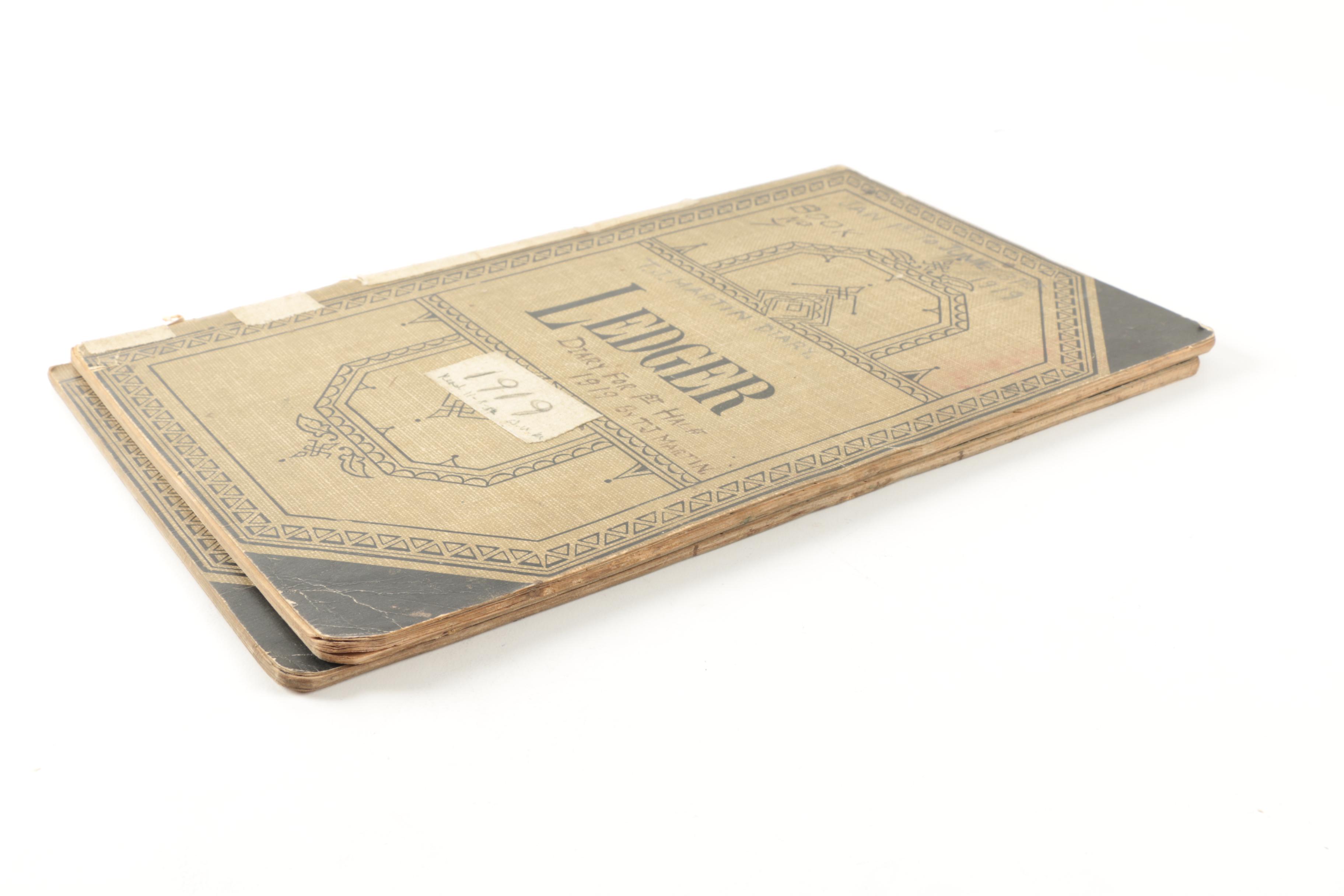 Early 20th Century Personal Diaries and Ledgers