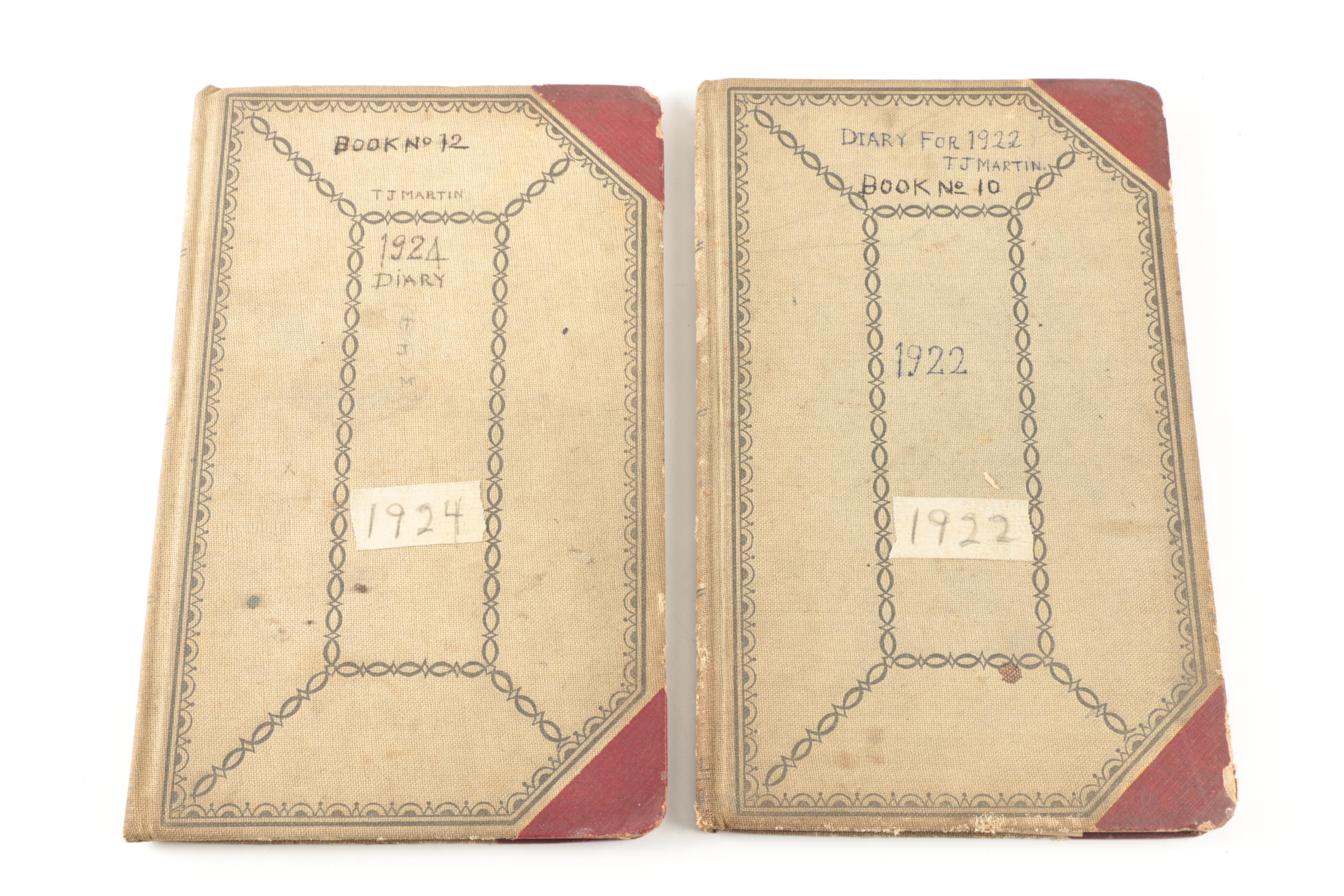 Early 20th Century Personal Diaries and Ledgers