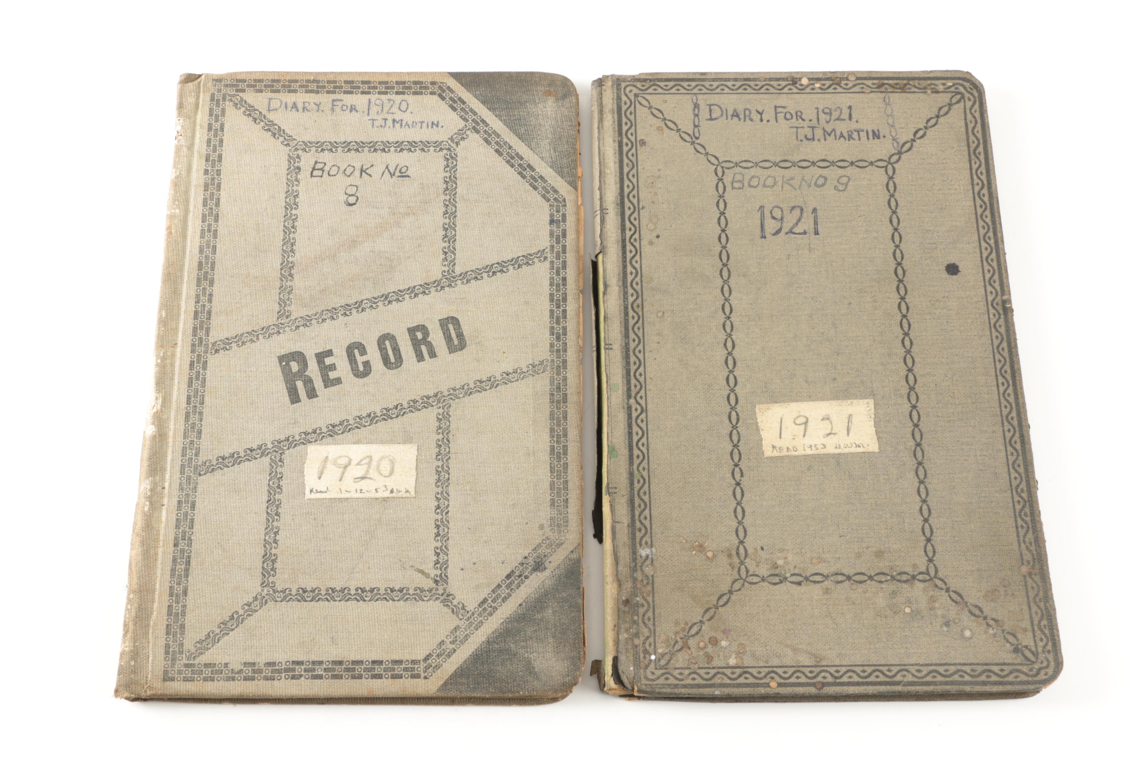 Early 20th Century Personal Diaries and Ledgers