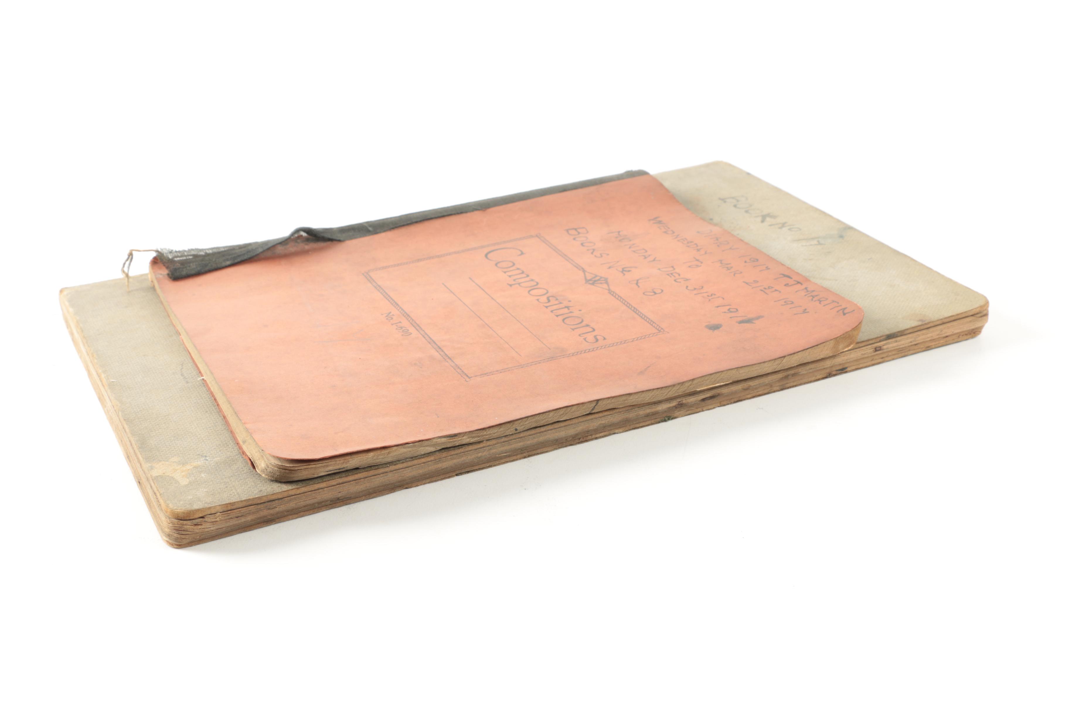 Early 20th Century Personal Diaries and Ledgers