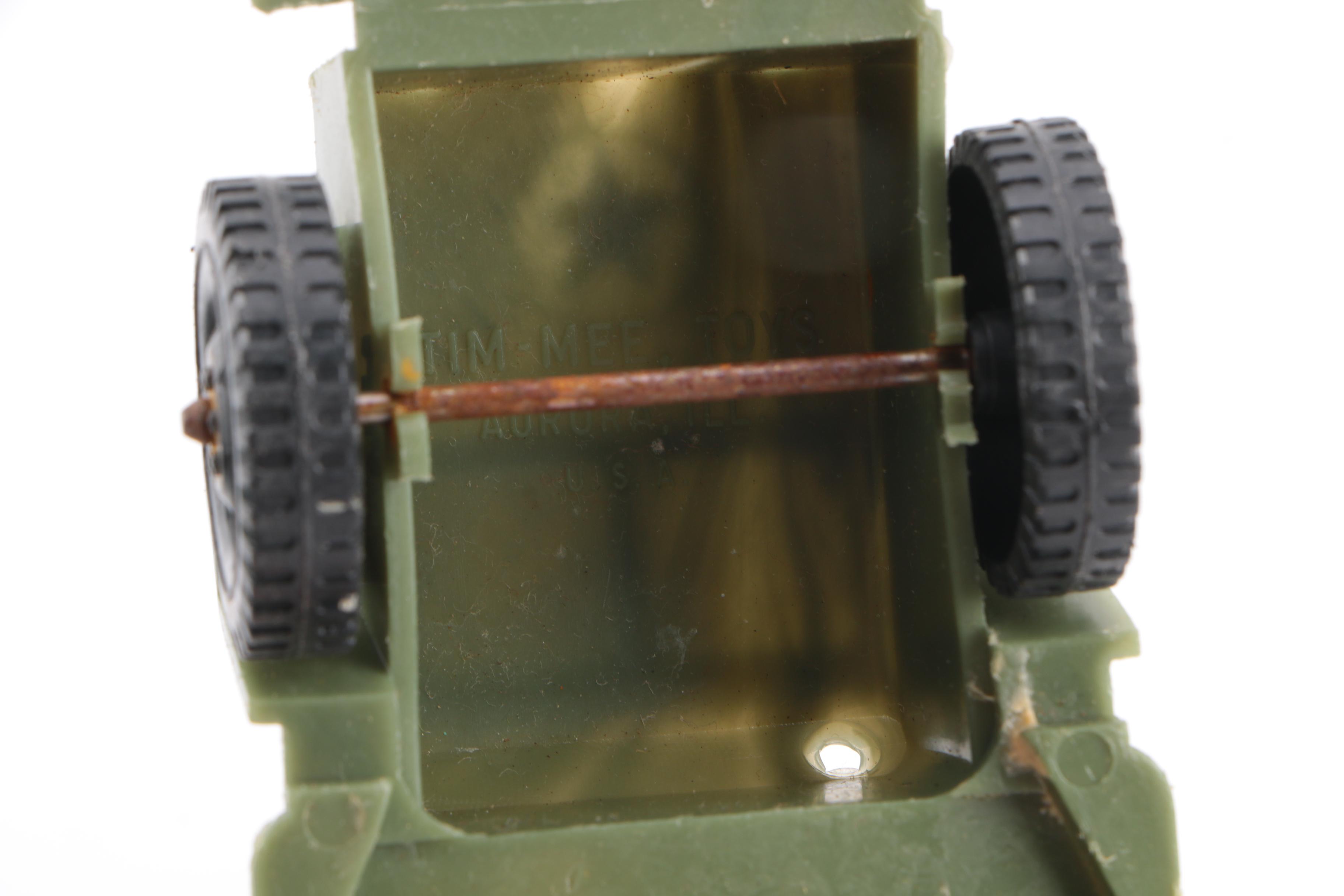 Collection of Toy Military Soldiers and Vehicles