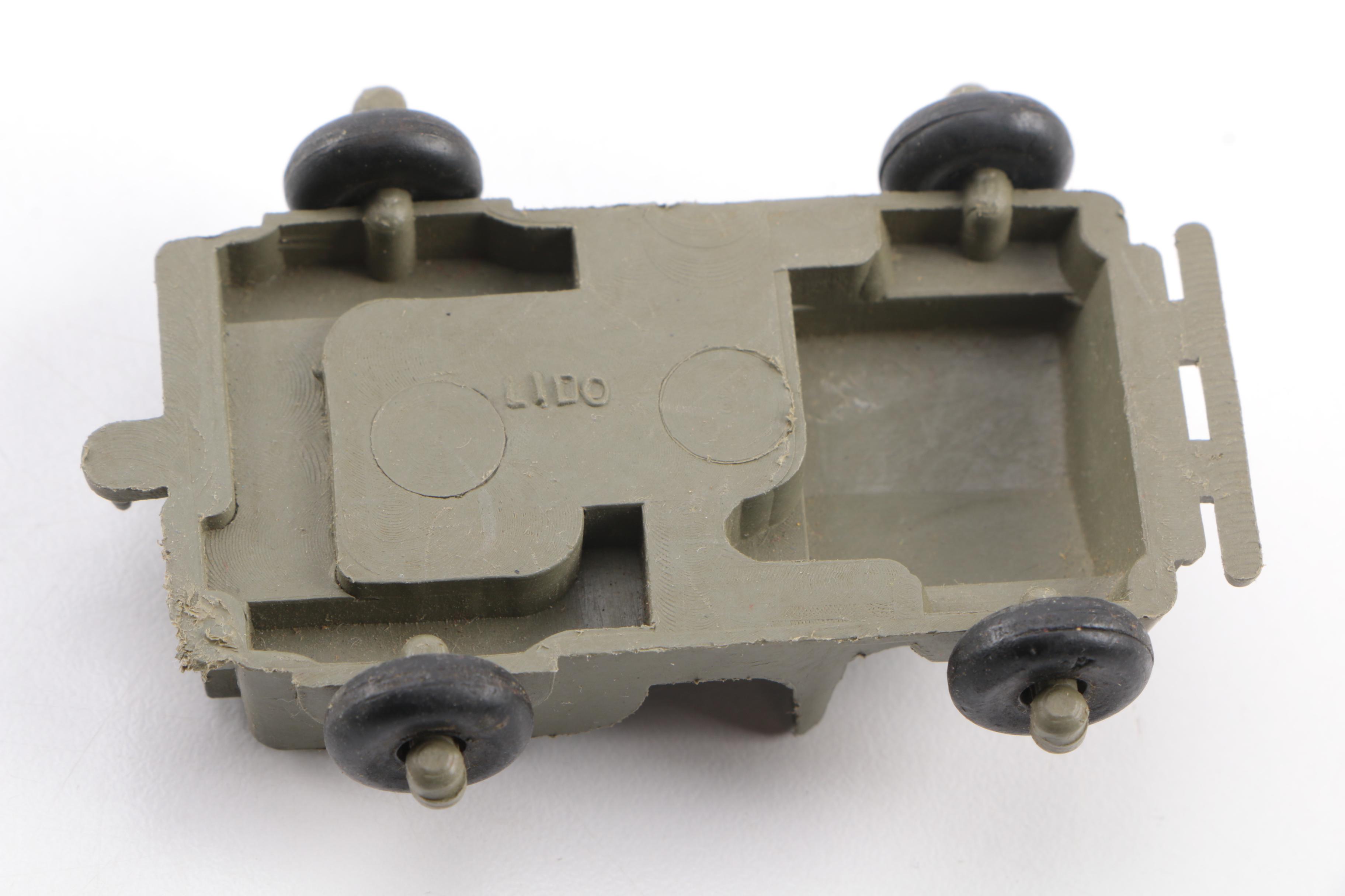 Collection of Toy Military Soldiers and Vehicles