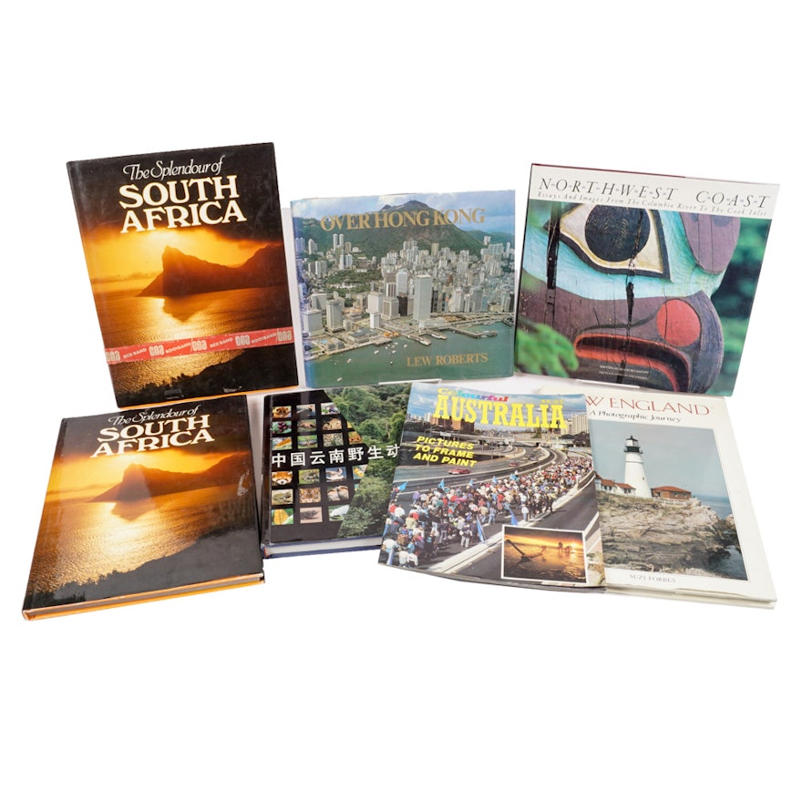 Collection of Coffee Table Travel Books