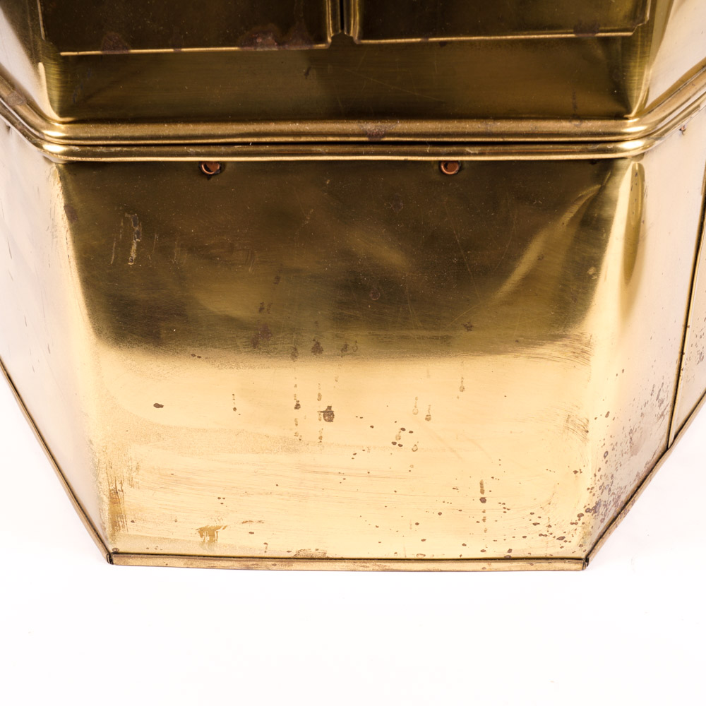 Large Chinese Brass Noodle Cart