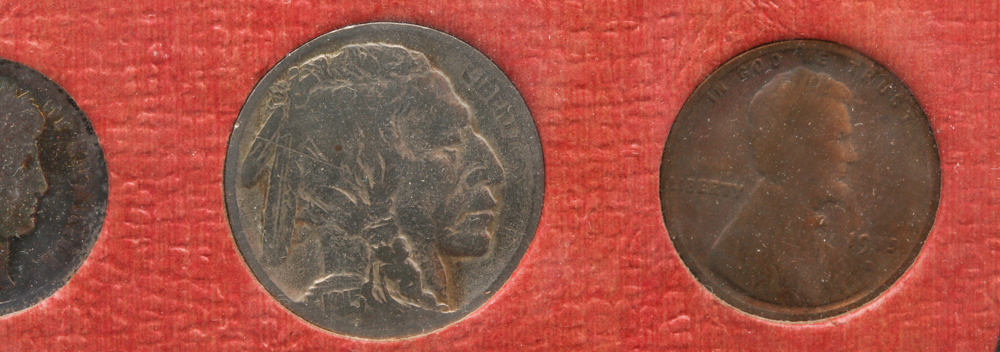 1915 Year to Remember Framed Coin Set