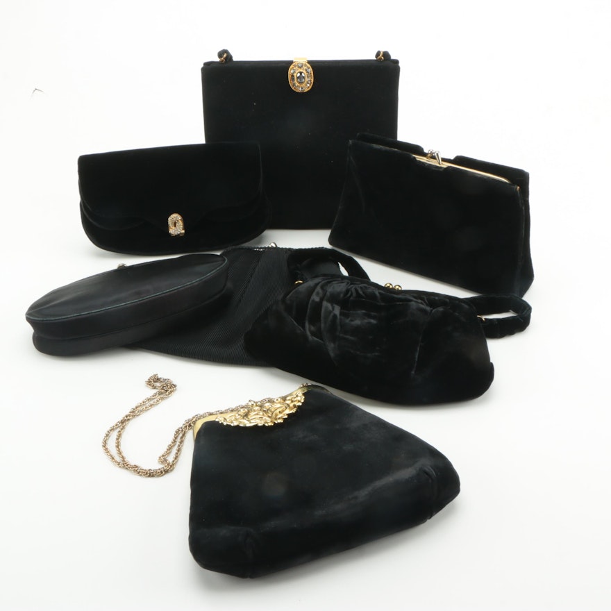 Collection of Black Clutches