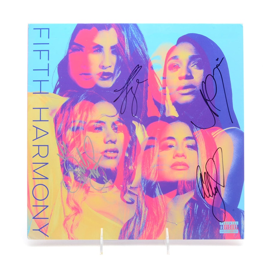 Fifth Harmony Signed Album Cover