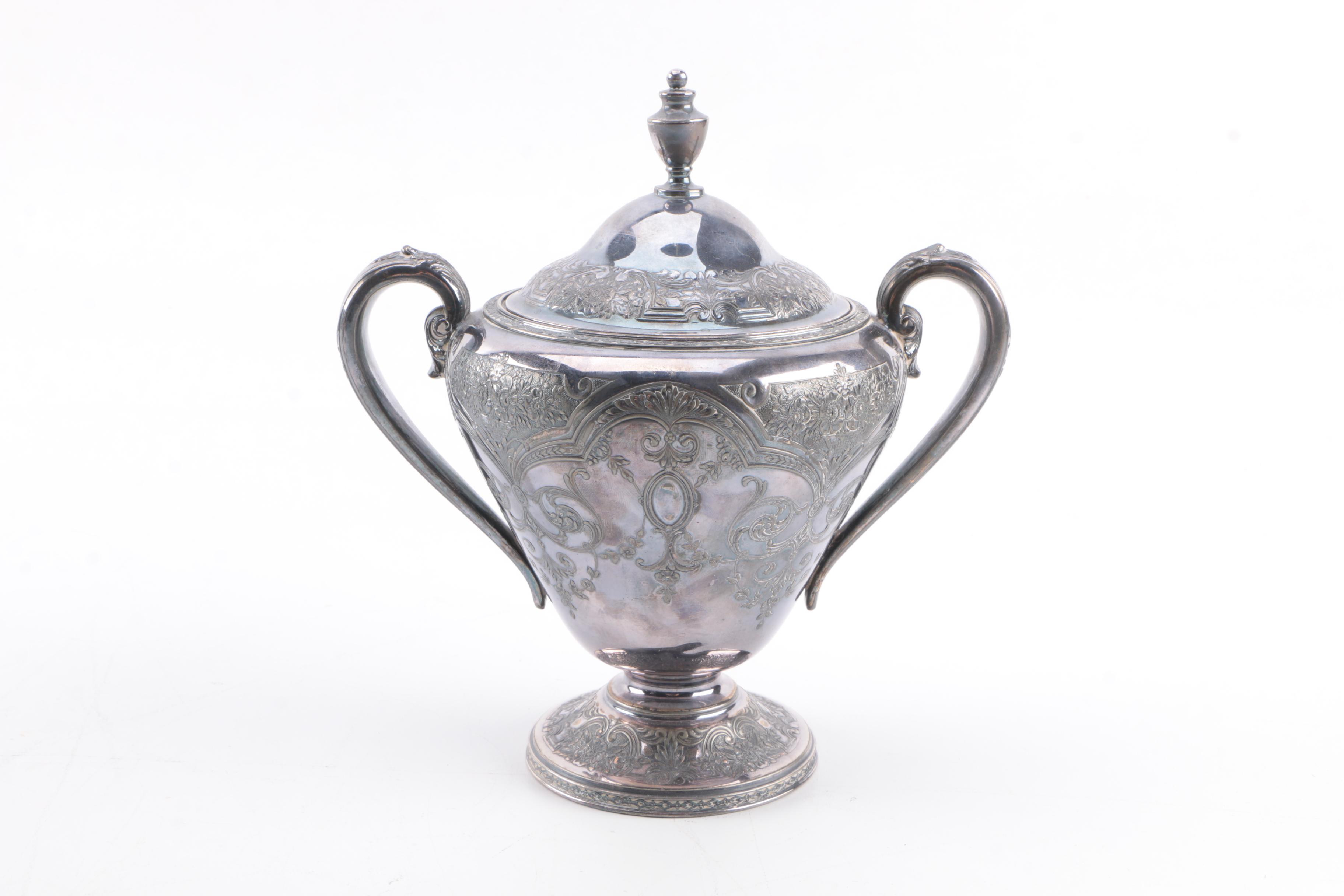 International Silver Co. Wilcox "Paisley" Silver Plate Hot Water Urn and More