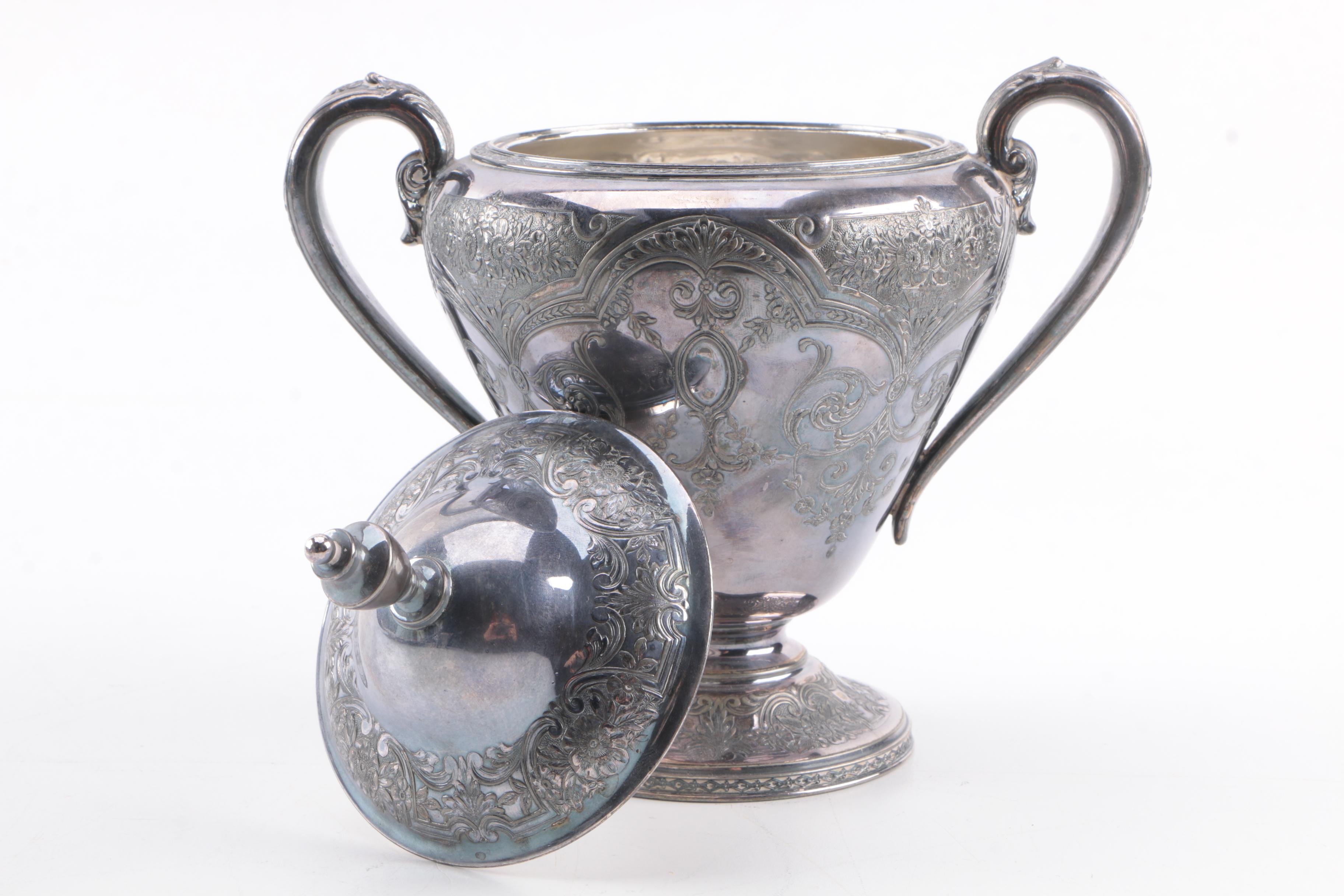 International Silver Co. Wilcox "Paisley" Silver Plate Hot Water Urn and More