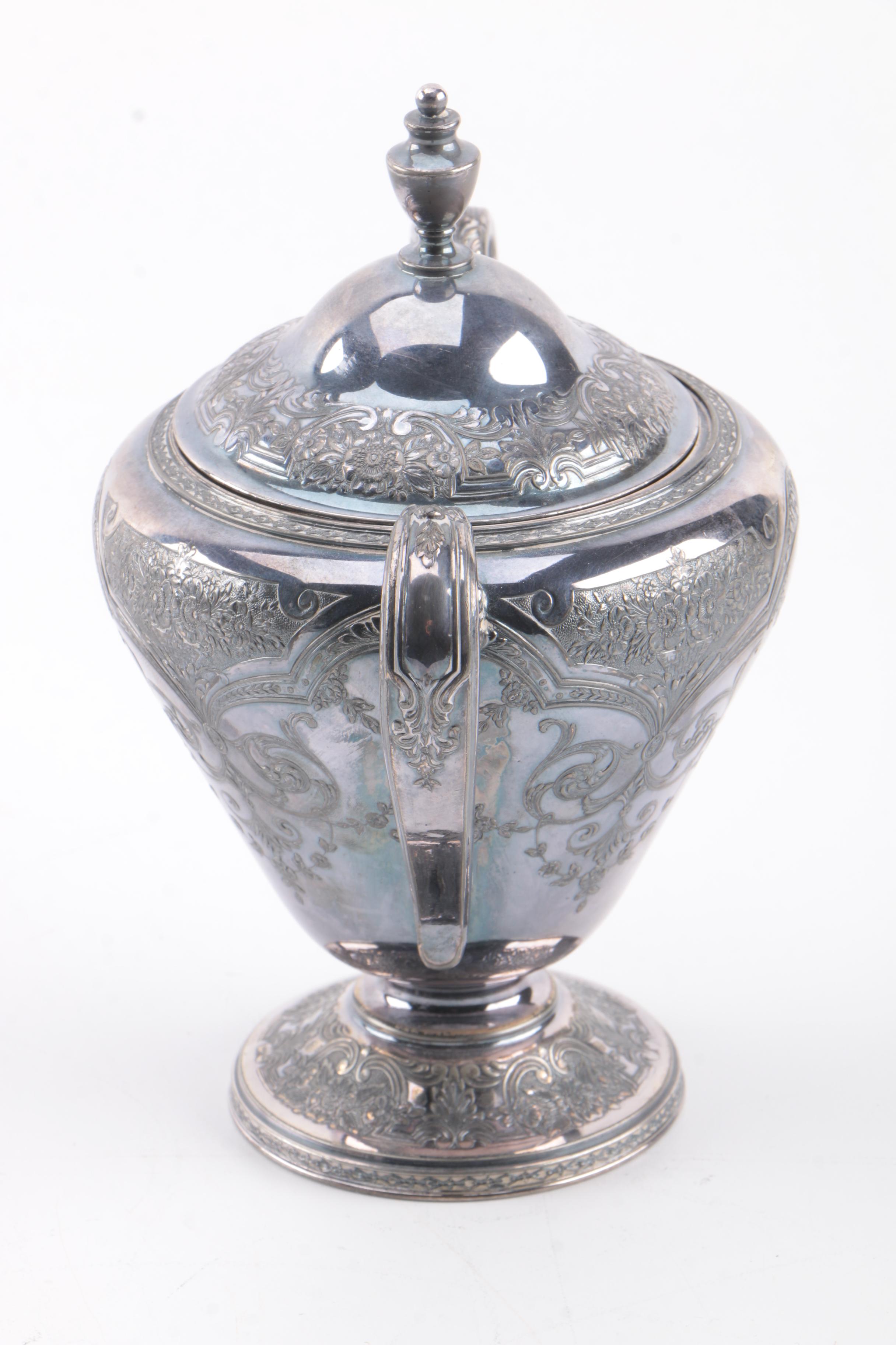 International Silver Co. Wilcox "Paisley" Silver Plate Hot Water Urn and More