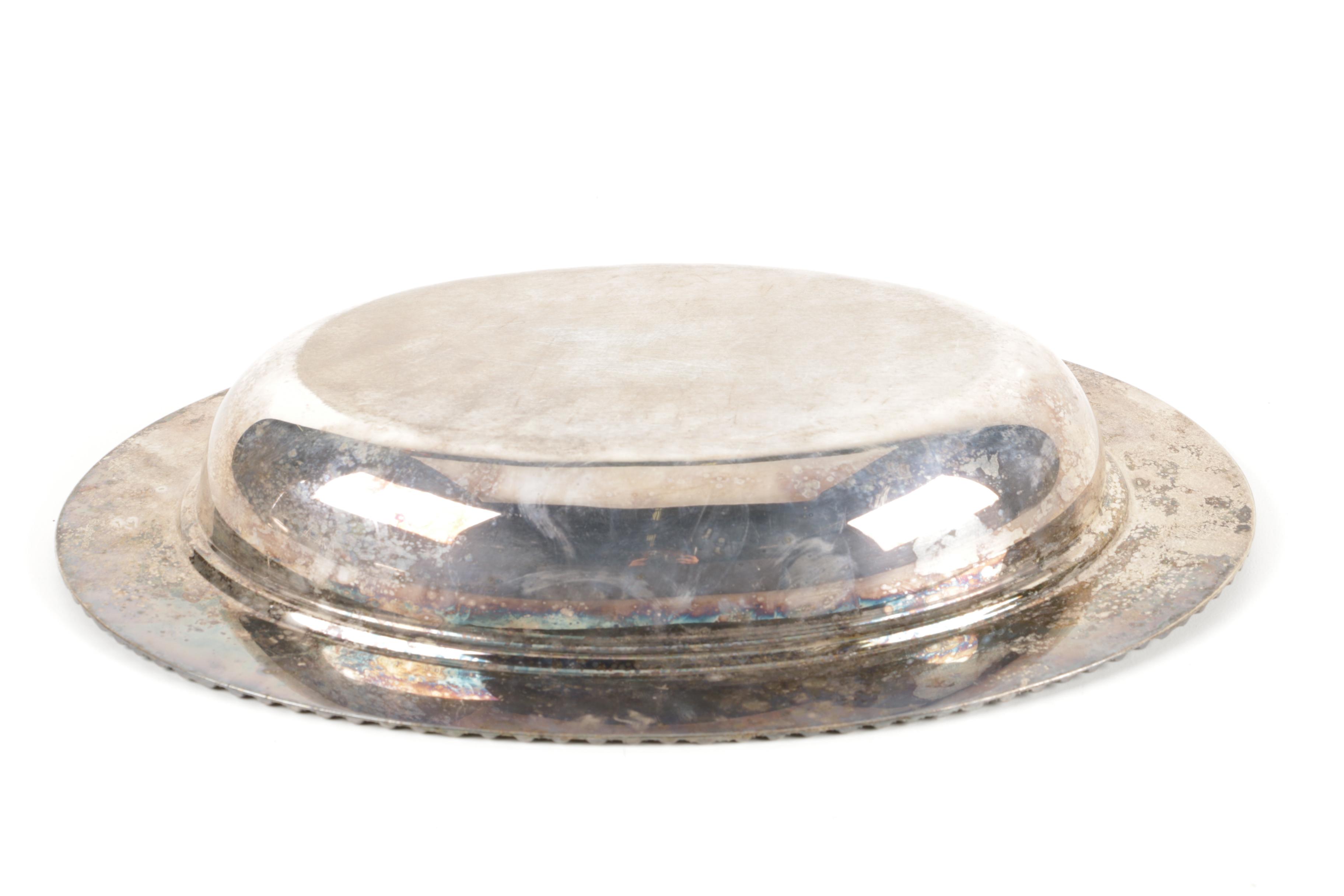 Silver Plate Covered Vegetable Dishes