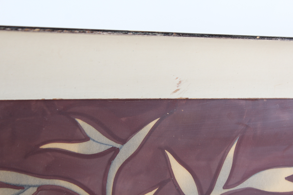 Art Deco Drawing of Woman and Deer