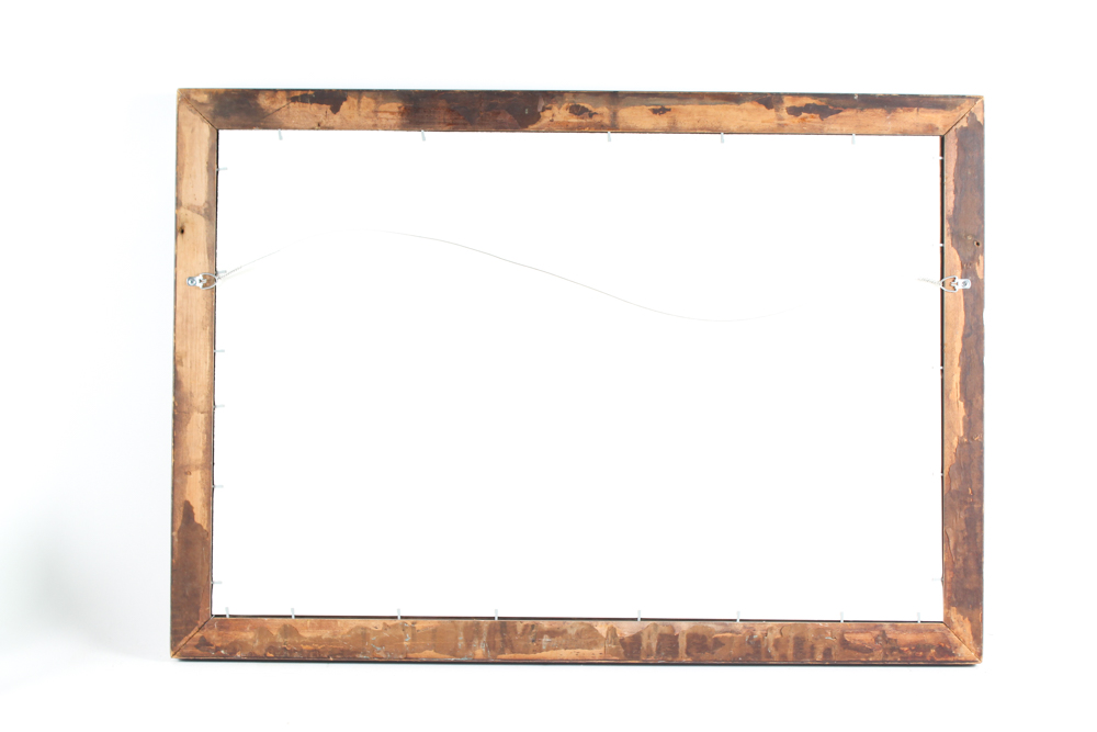 Art Deco Drawing of Woman and Deer