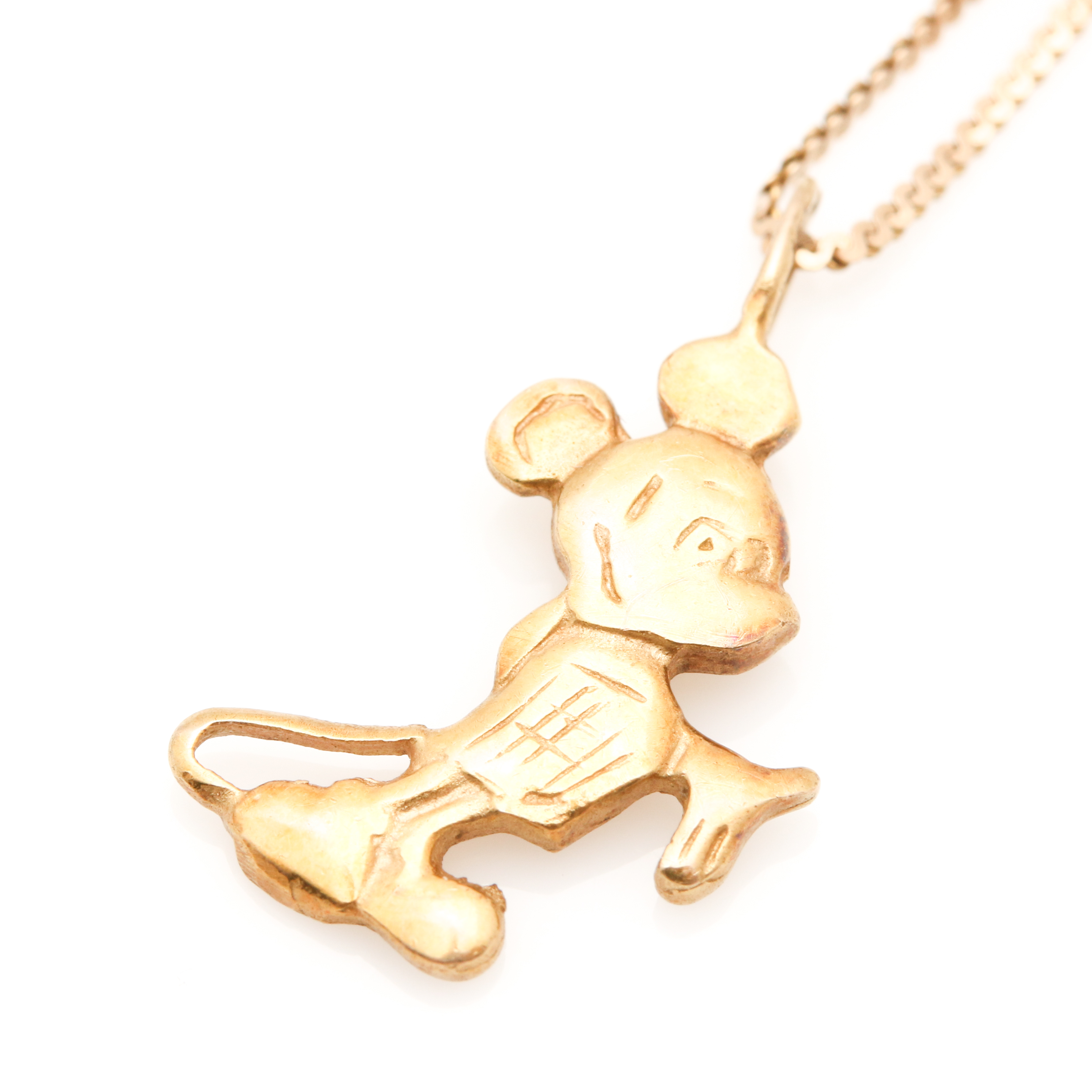 Selection of 14K Yellow Gold Pendant Necklaces