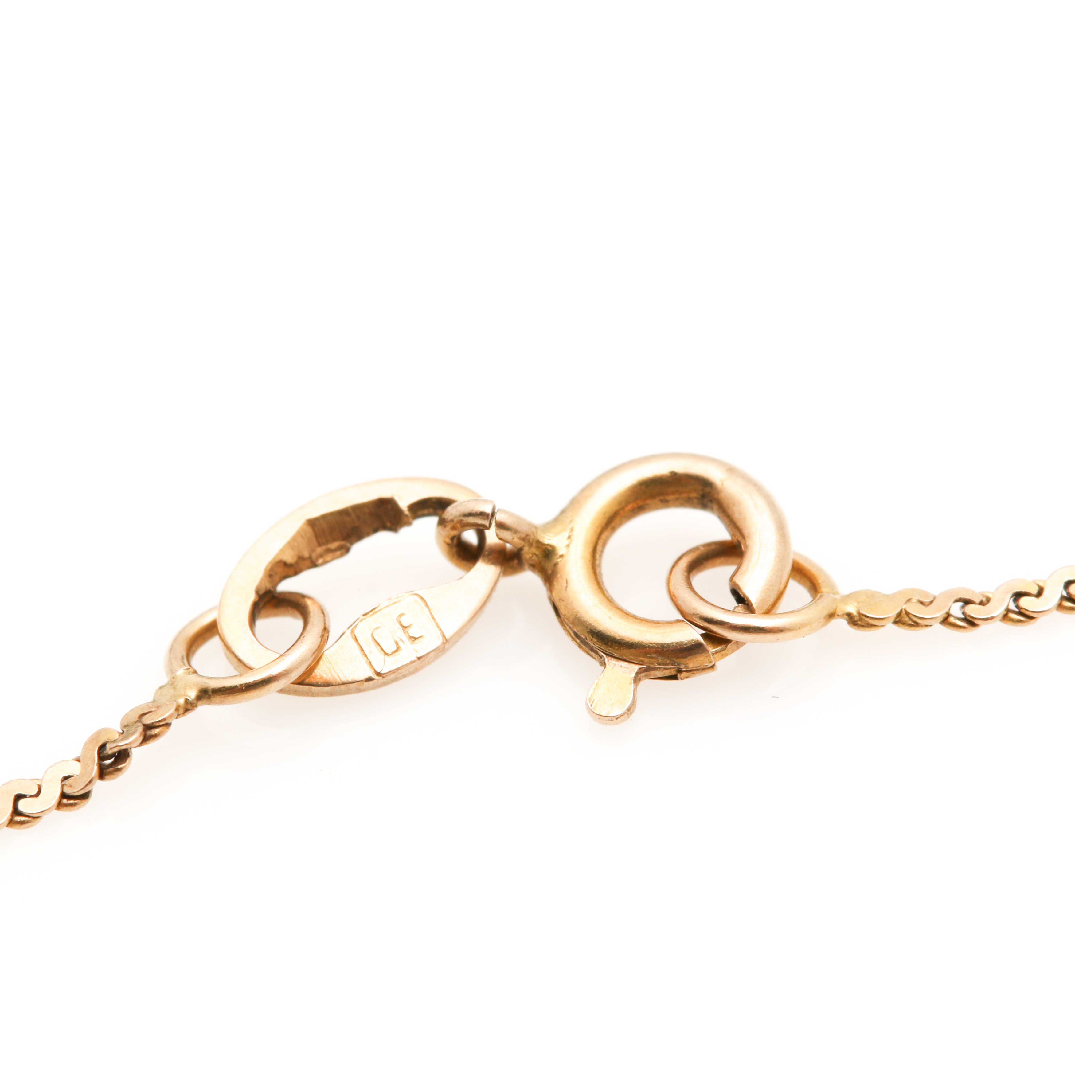 Selection of 14K Yellow Gold Pendant Necklaces