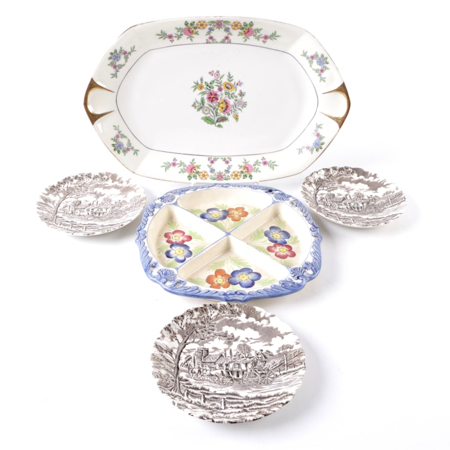 Assortment of Tableware including Limoges