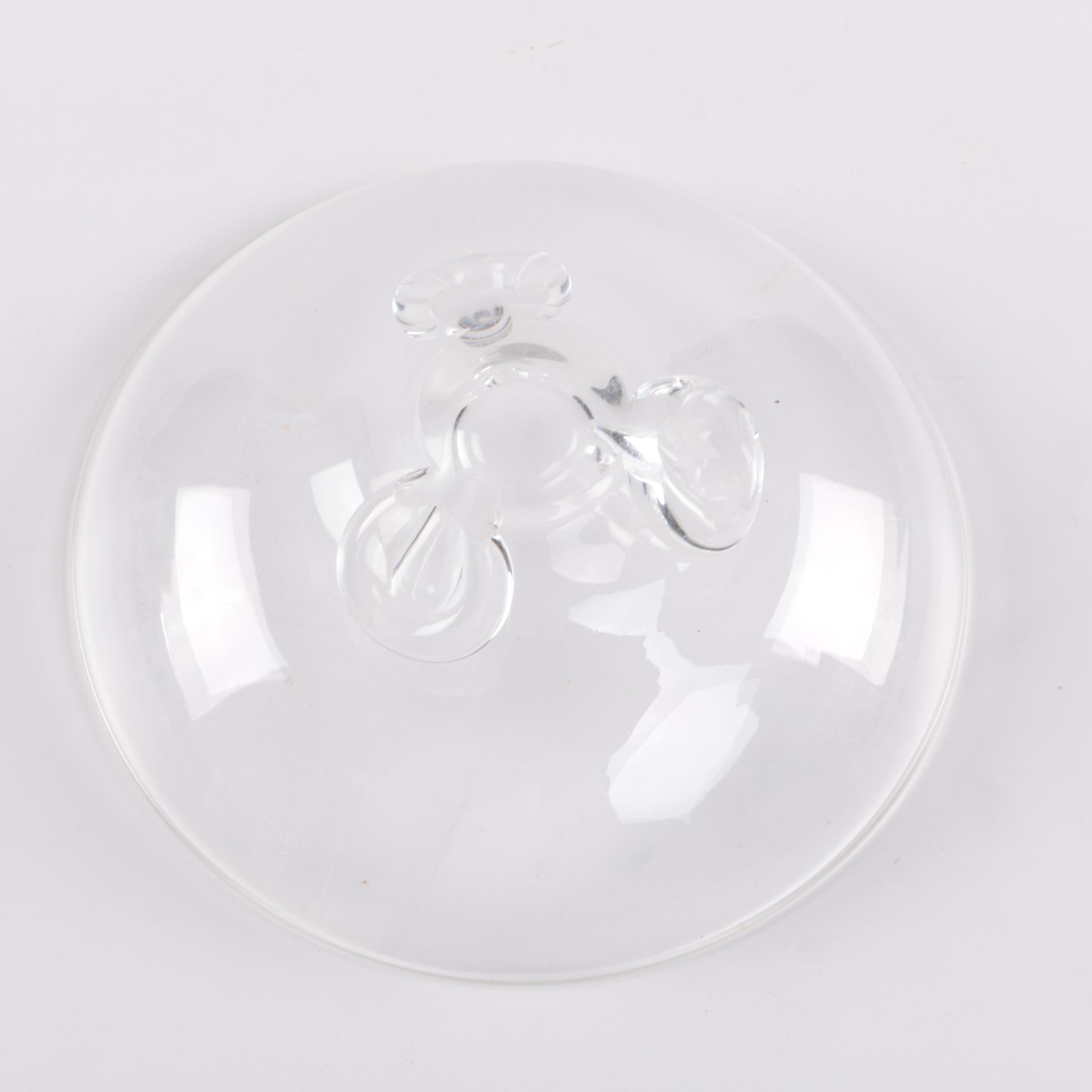 Group of Steuben Glass Bowl and Ash Receiver