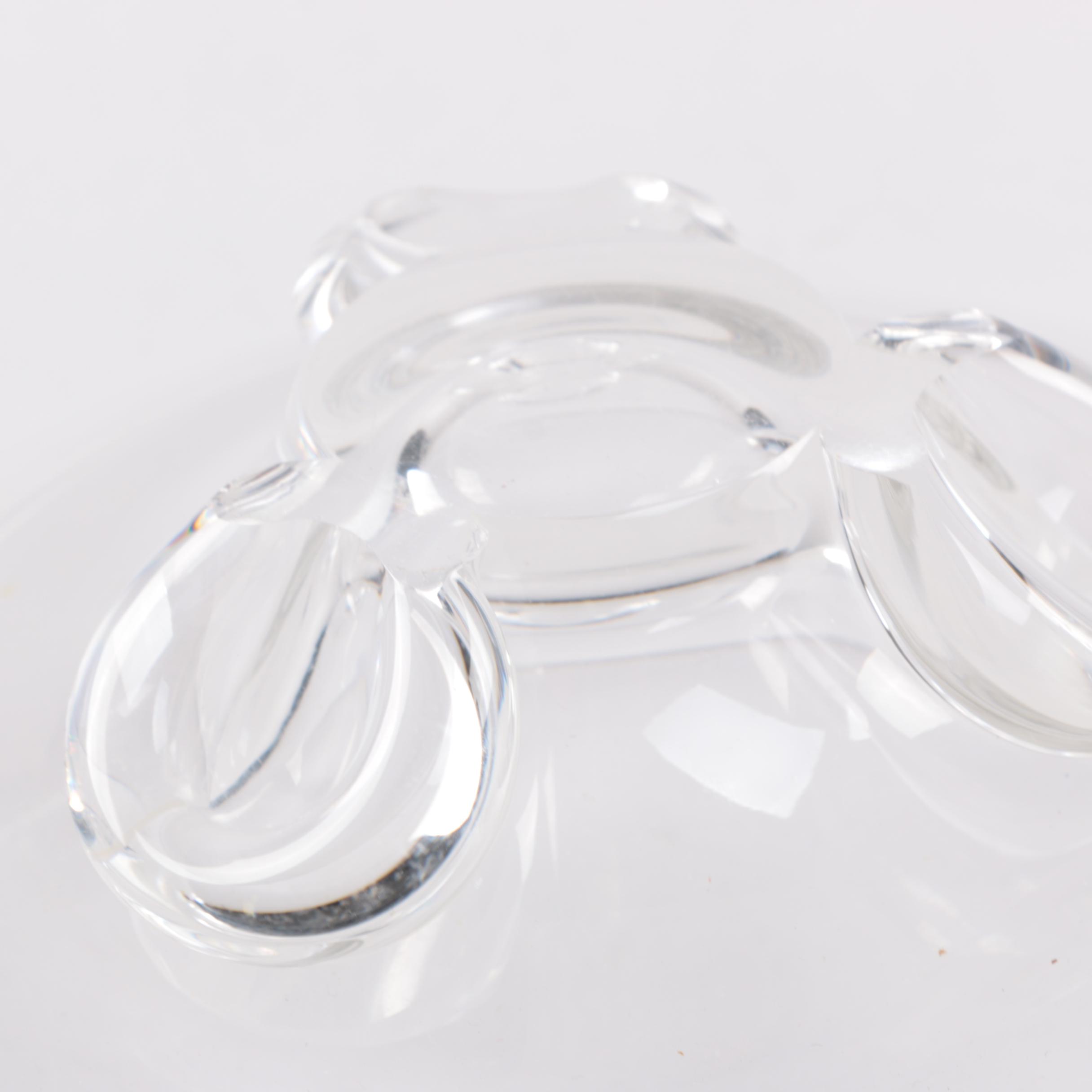 Group of Steuben Glass Bowl and Ash Receiver