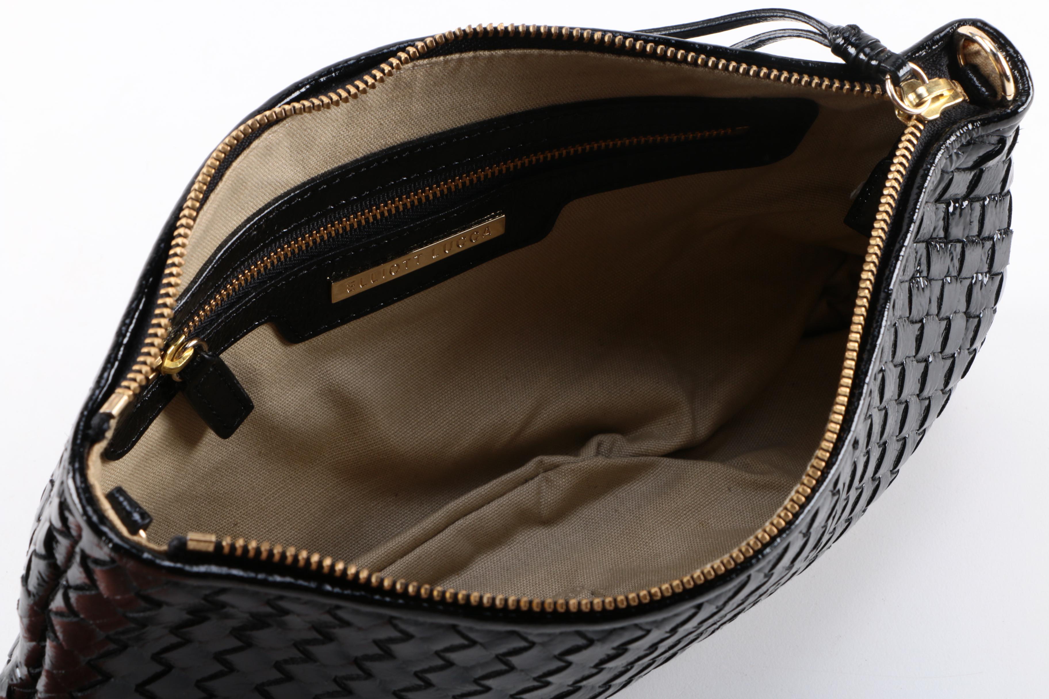 Elliott Lucca Woven Leather Purses