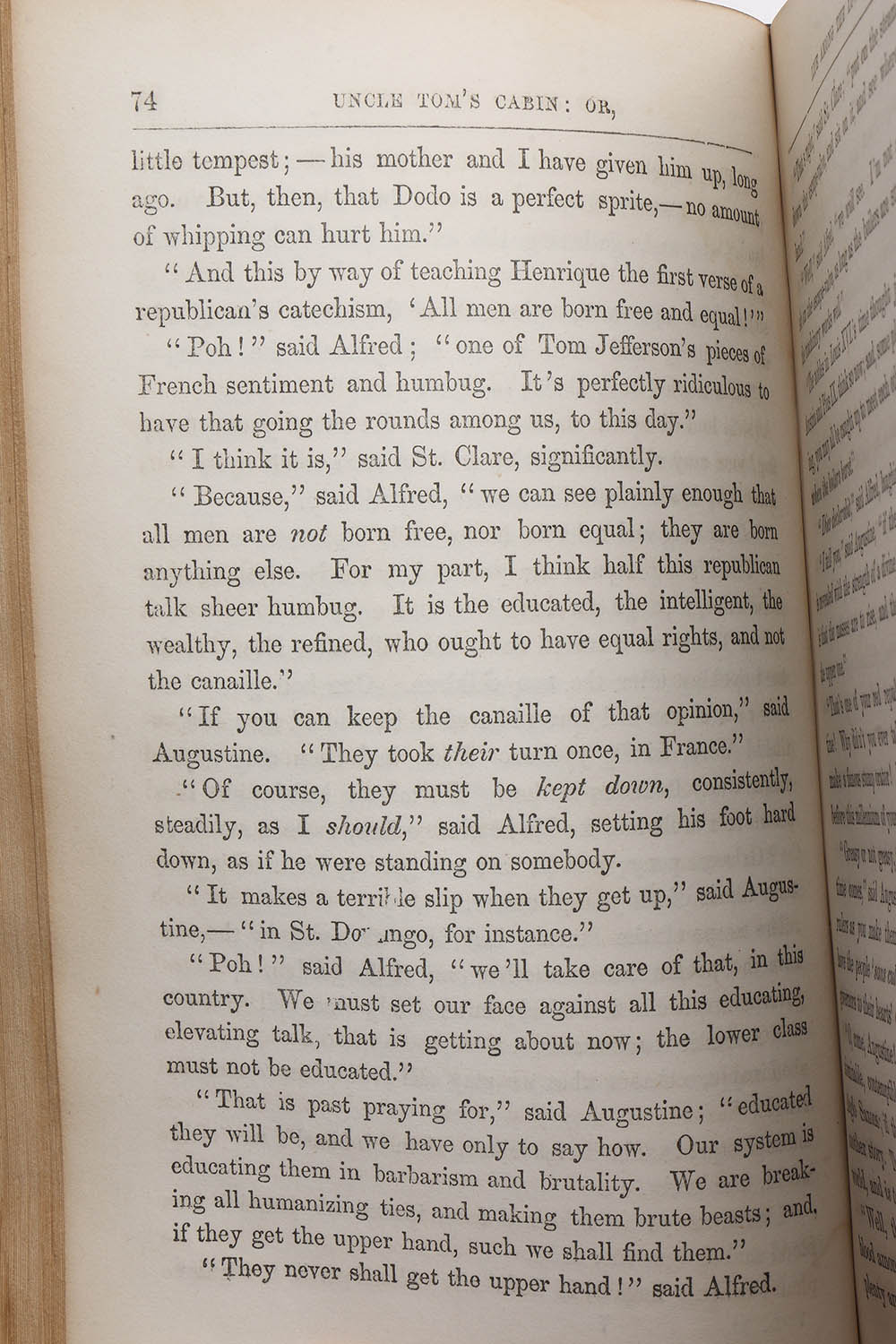 1852 Early Edition "Uncle Tom's Cabin" by Harriet Beecher Stowe