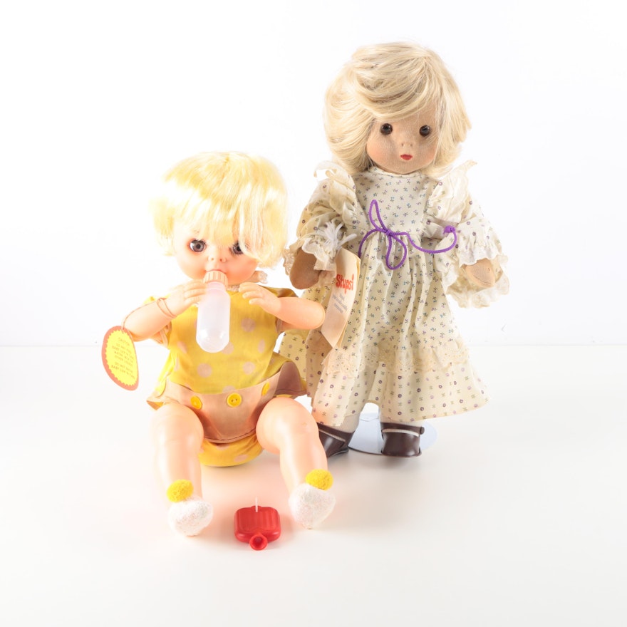 Vintage Stupsi and Baby Luv 'N Care Dolls