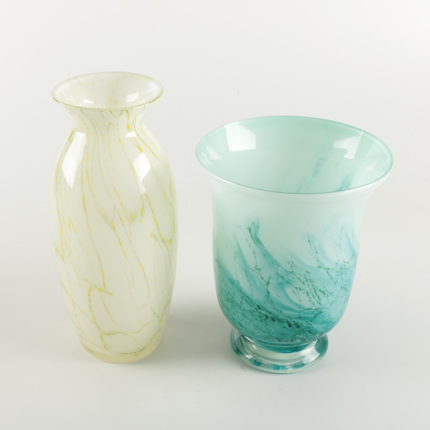 Selection of Art Glass Vases