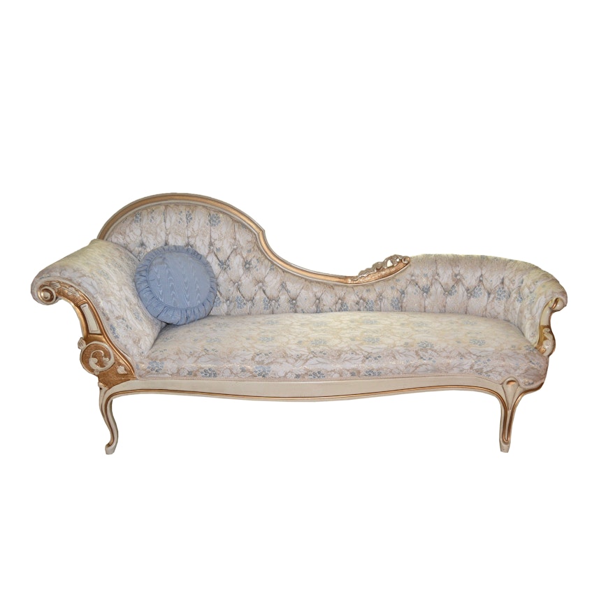 French Provincial Style Chaise Lounge