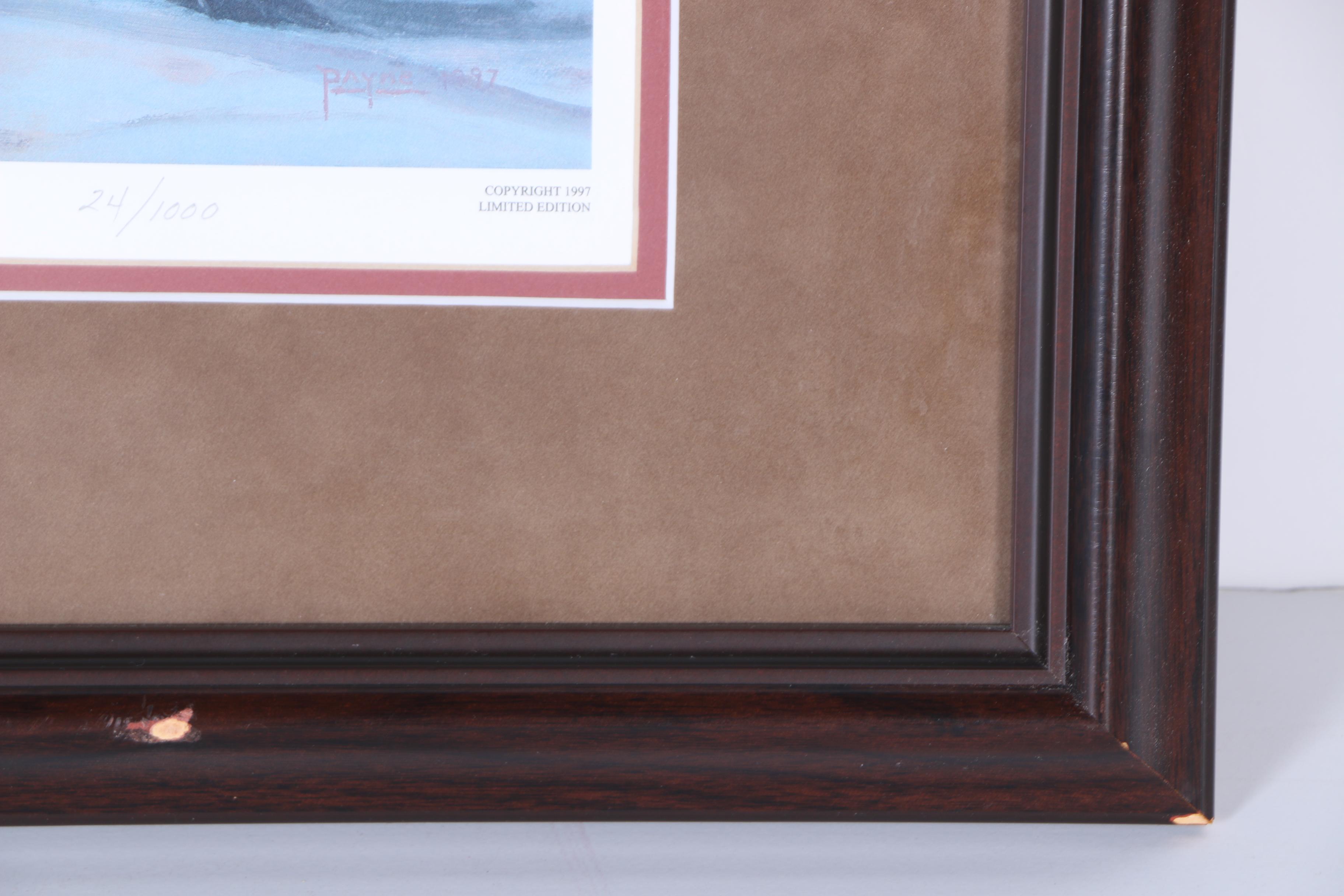 Robert Payne Limited Edition Offset Lithograph "Big Time Thirst"