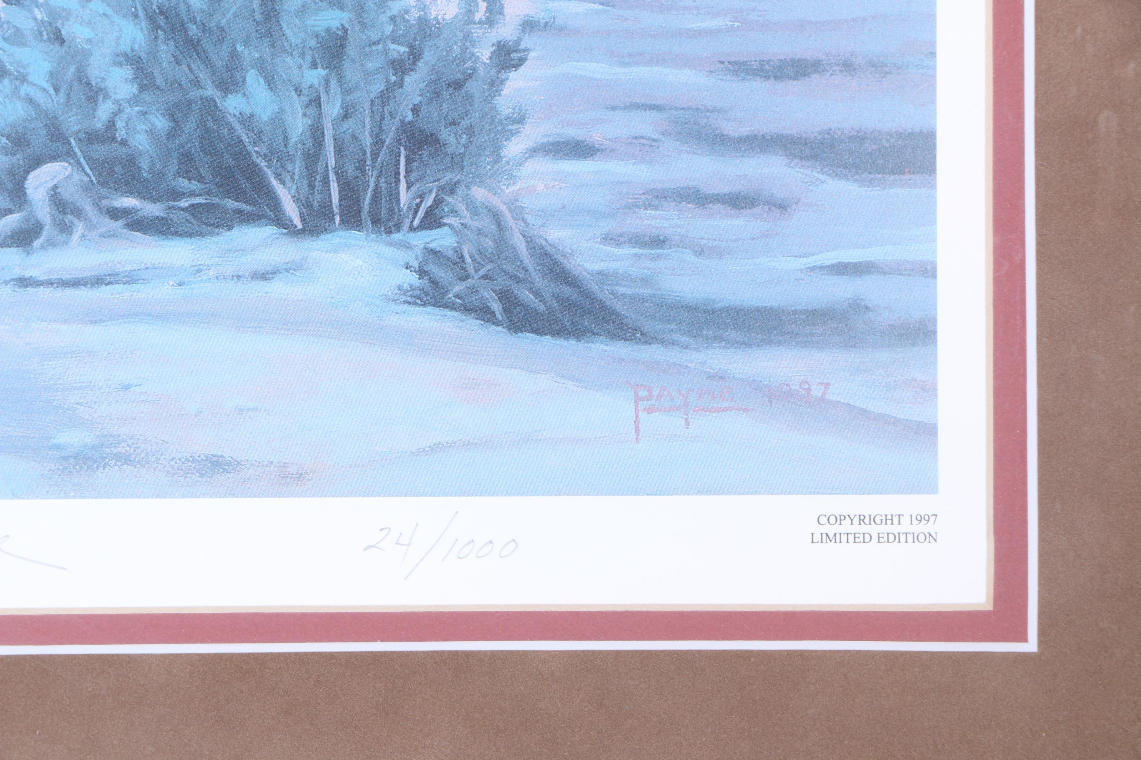 Robert Payne Limited Edition Offset Lithograph "Big Time Thirst"