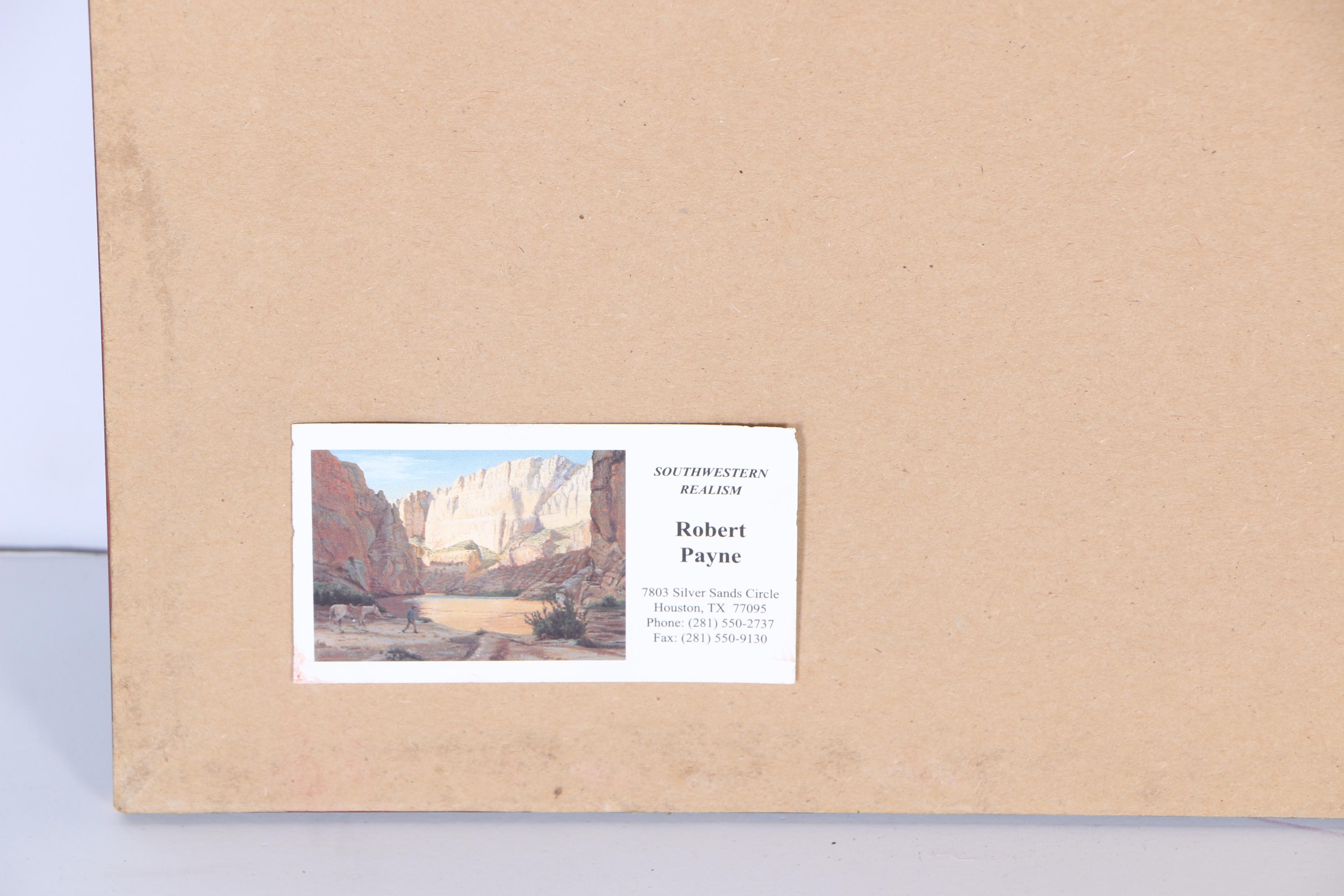 Robert Payne Limited Edition Offset Lithograph "Big Time Thirst"