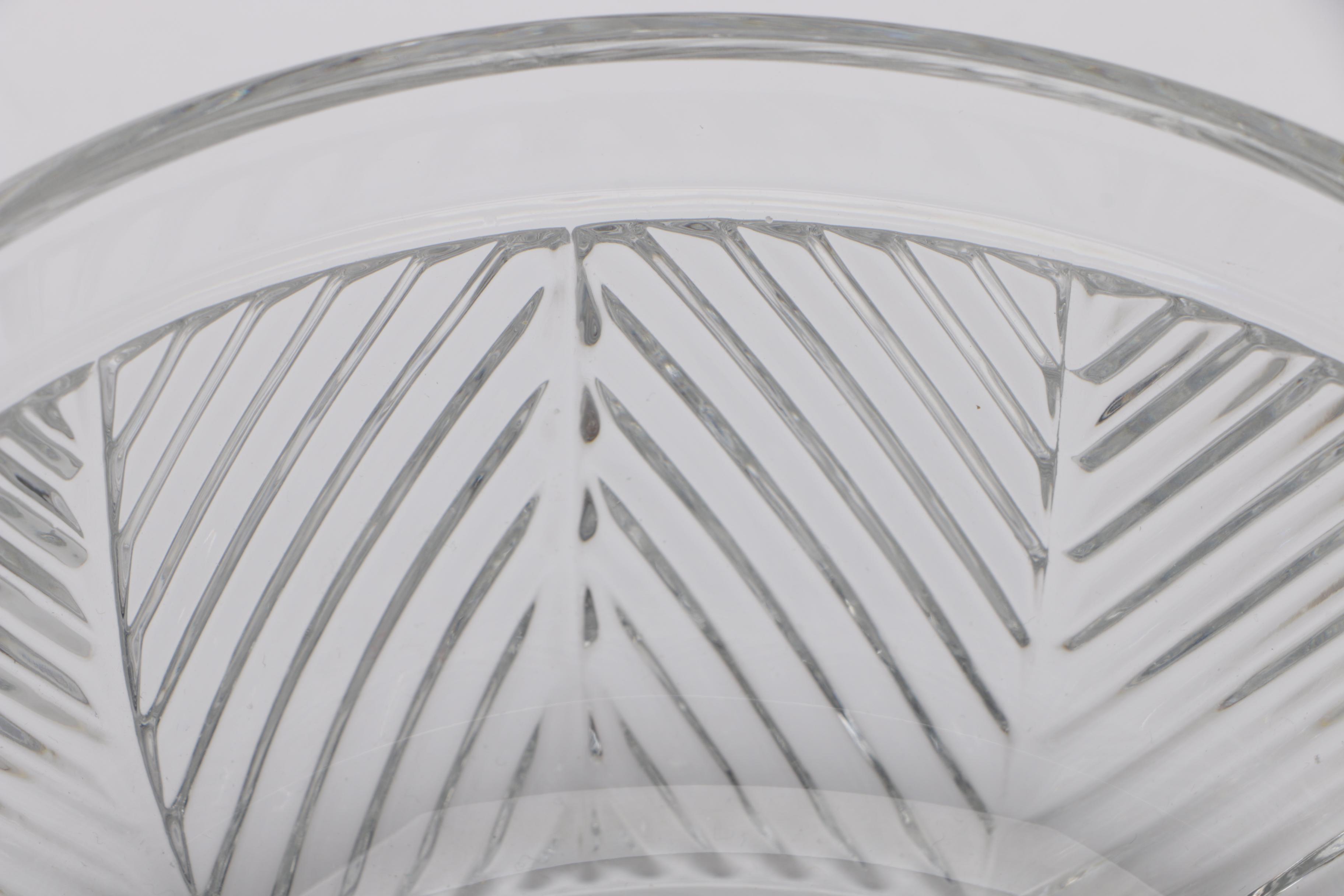 Ralph Lauren "Herringbone" Crystal Bowl and Marquis by Waterford Crystal Bowls