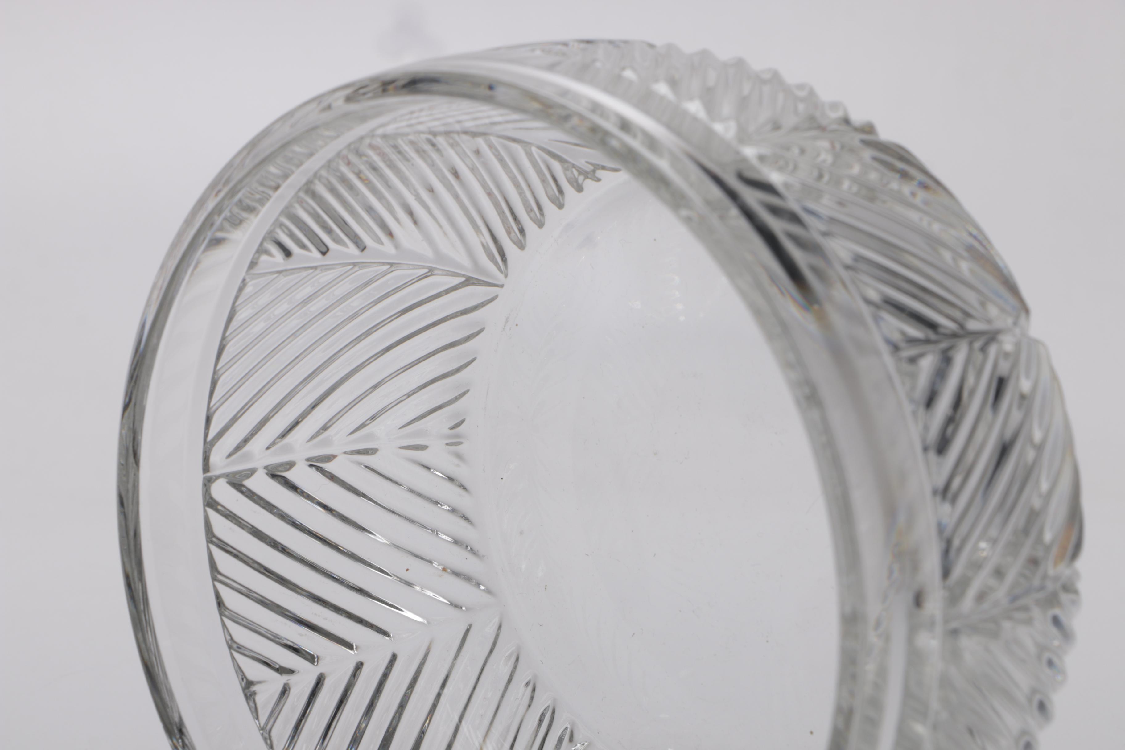 Ralph Lauren "Herringbone" Crystal Bowl and Marquis by Waterford Crystal Bowls