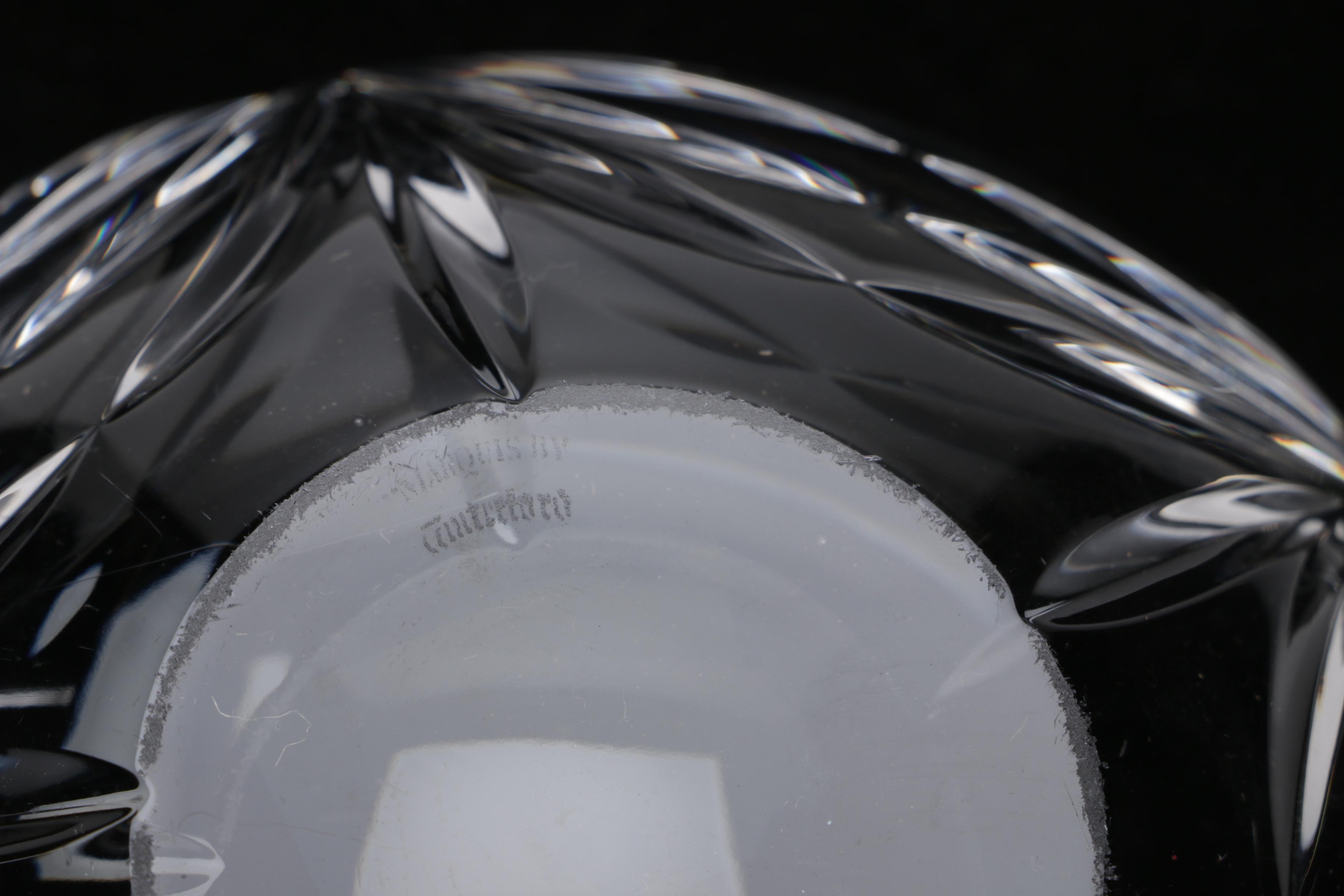 Ralph Lauren "Herringbone" Crystal Bowl and Marquis by Waterford Crystal Bowls