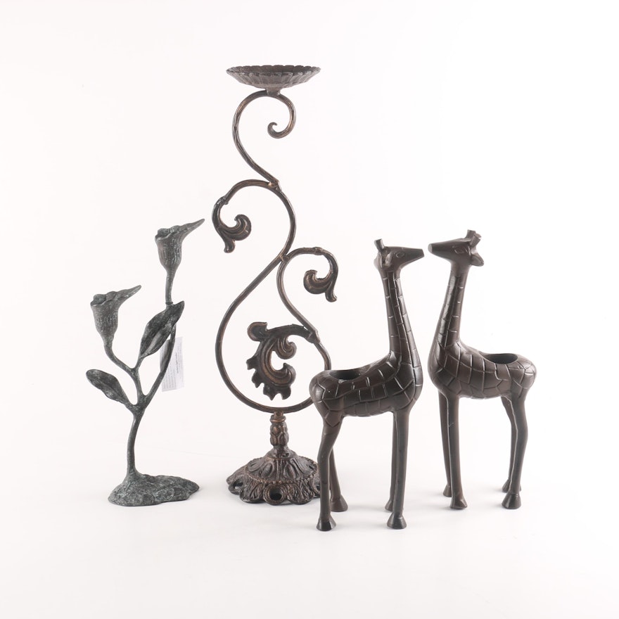 Collection of Candleholders