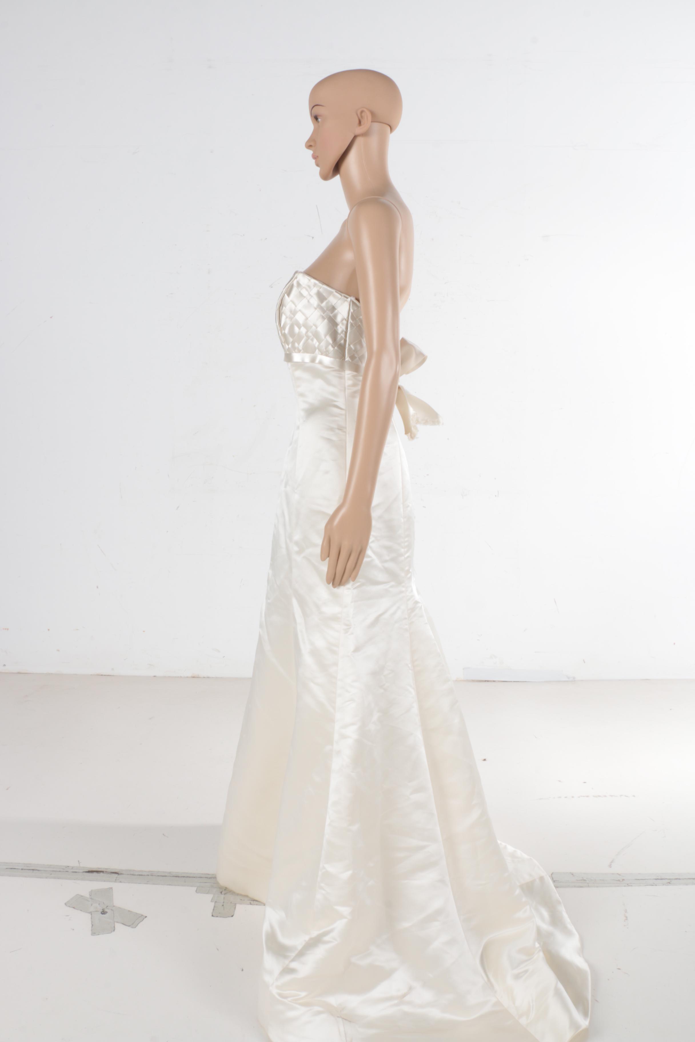 Watters Brides Strapless Wedding Gown