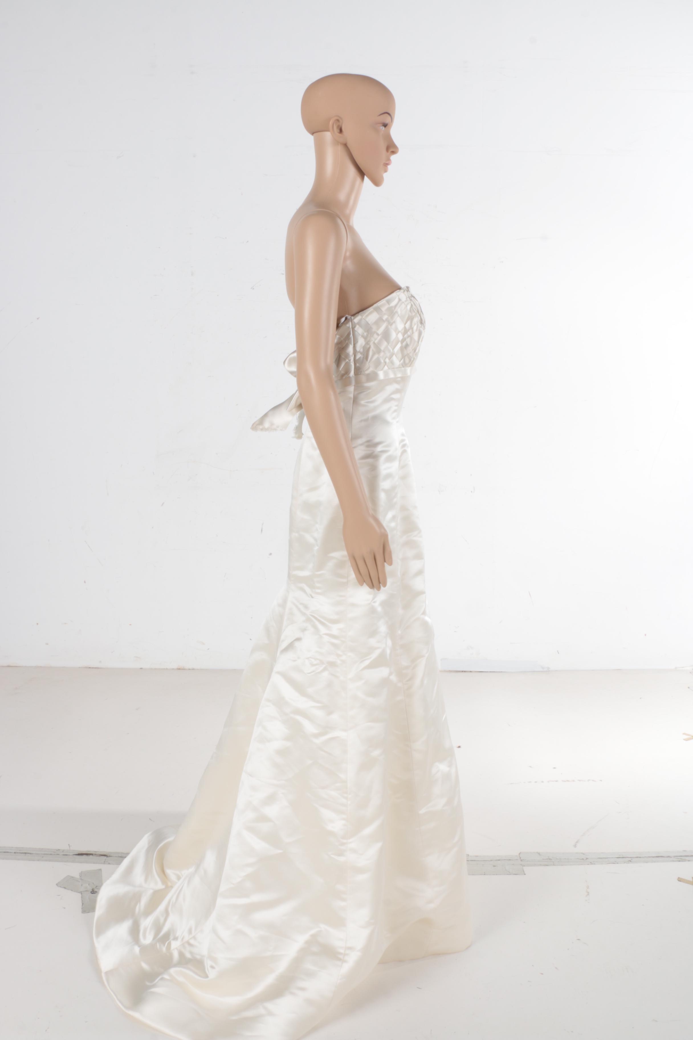 Watters Brides Strapless Wedding Gown