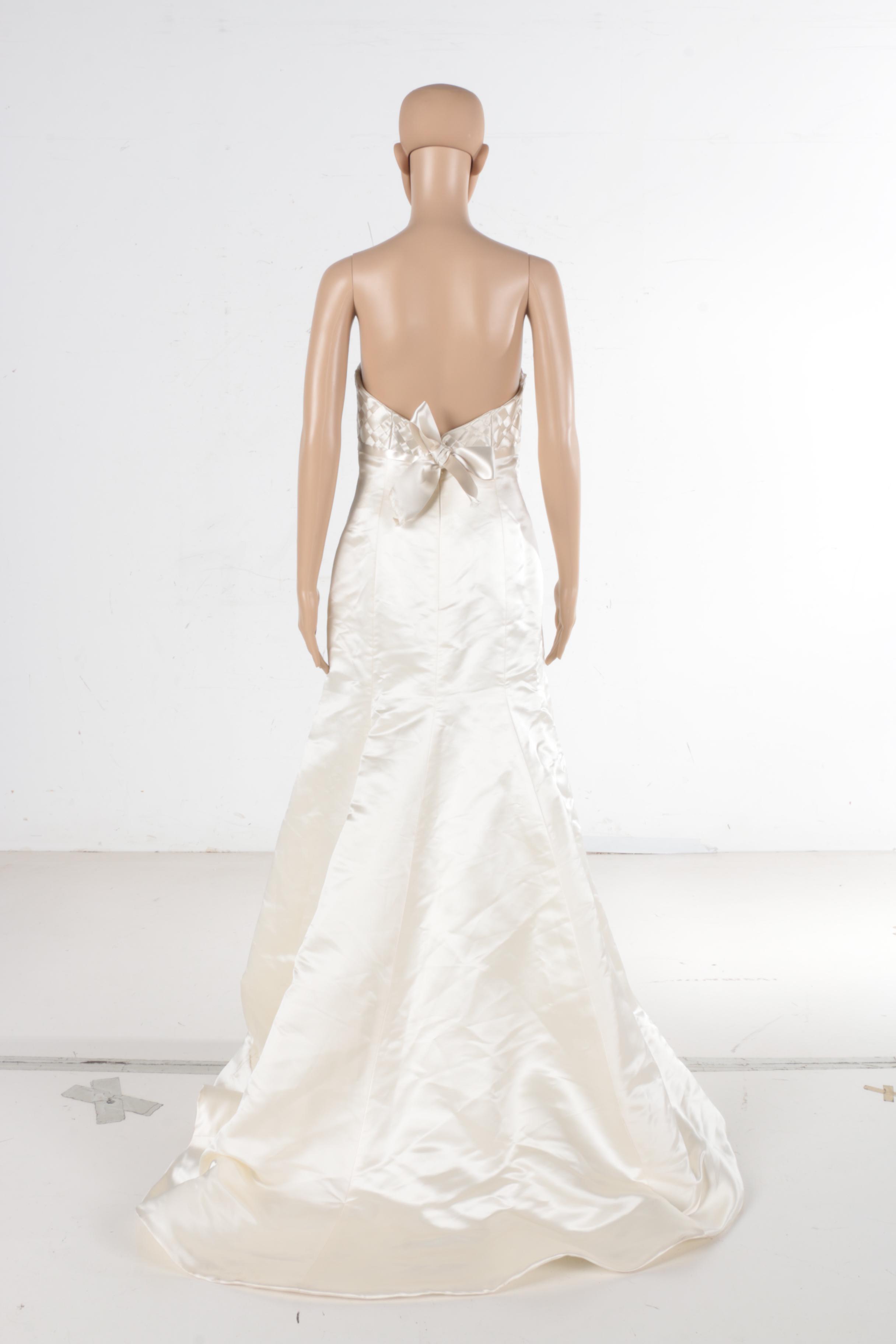 Watters Brides Strapless Wedding Gown
