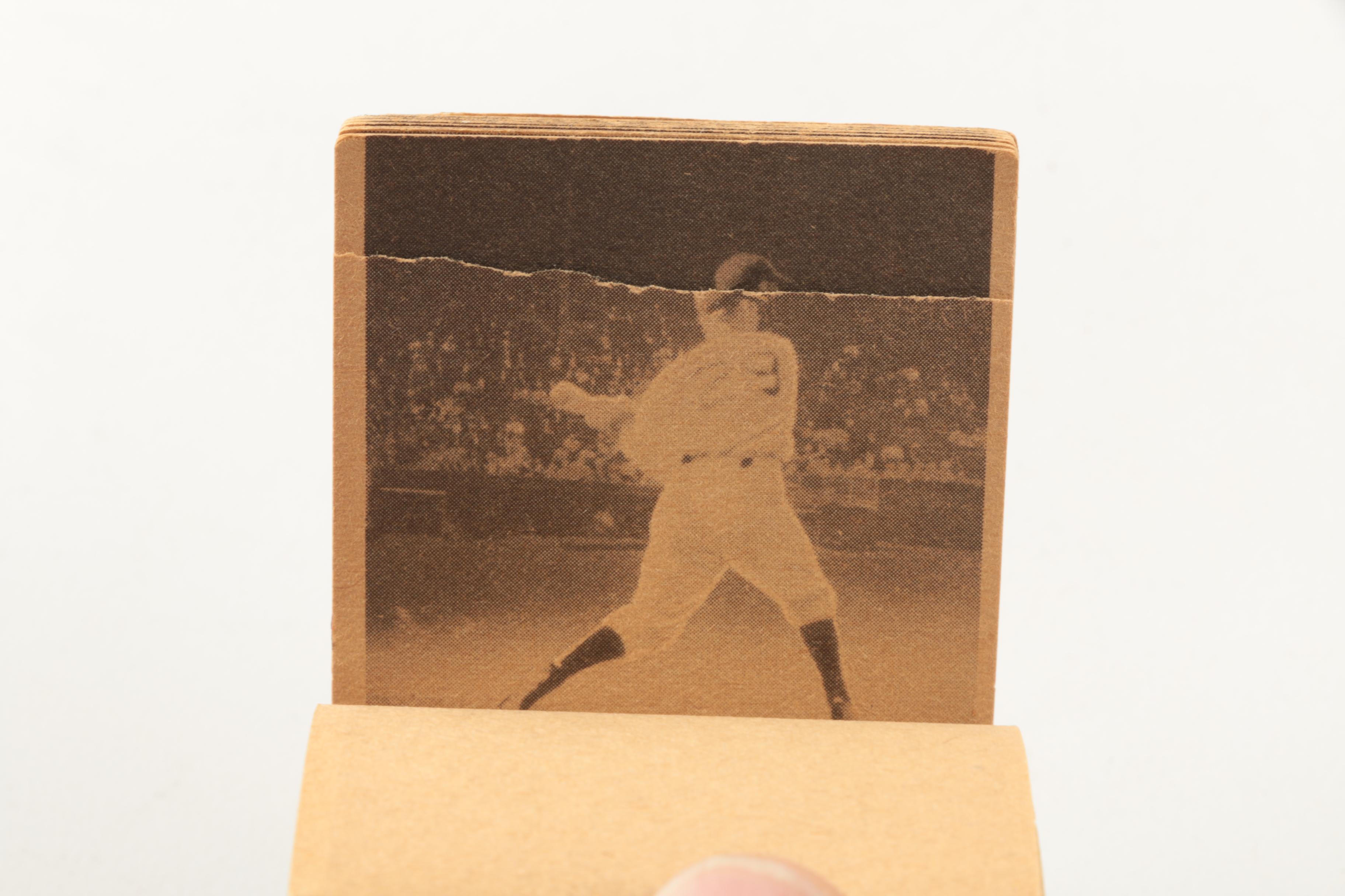 Goudey Gum Big League Baseball Movie Cards Featuring Jimmie Fox and Mel Ott