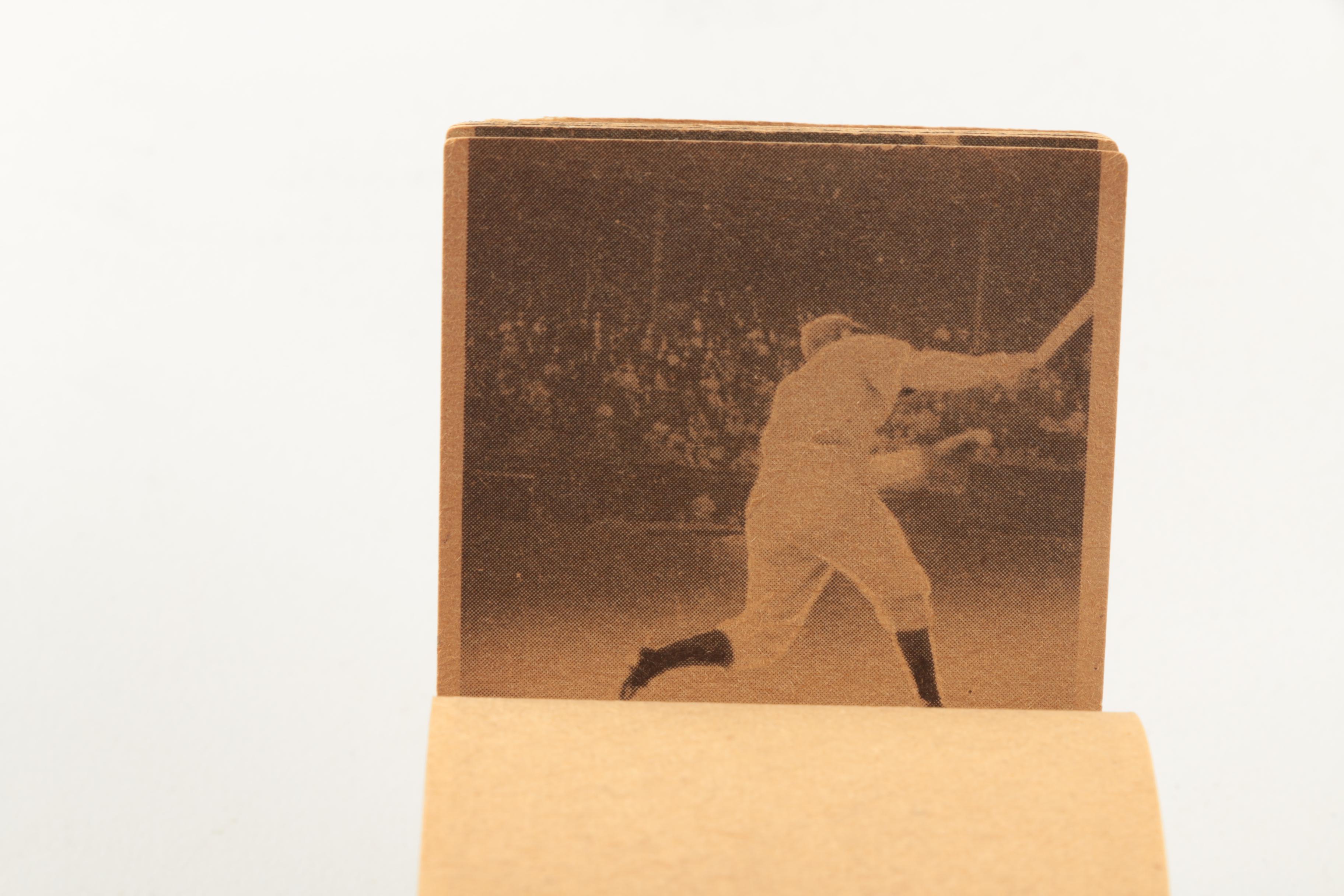 Goudey Gum Big League Baseball Movie Cards Featuring Jimmie Fox and Mel Ott