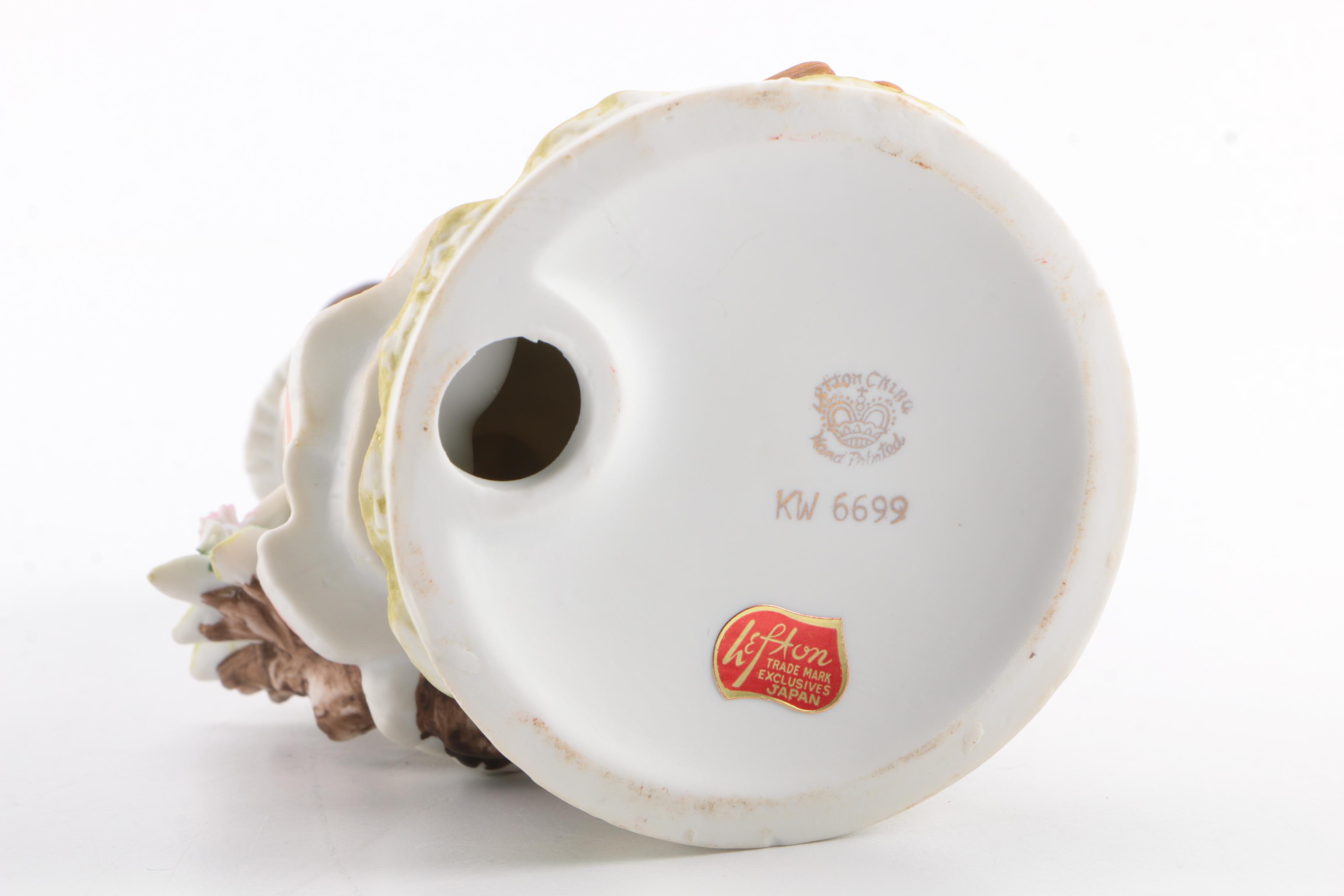 Collection of Girl Figurines Including Lefton