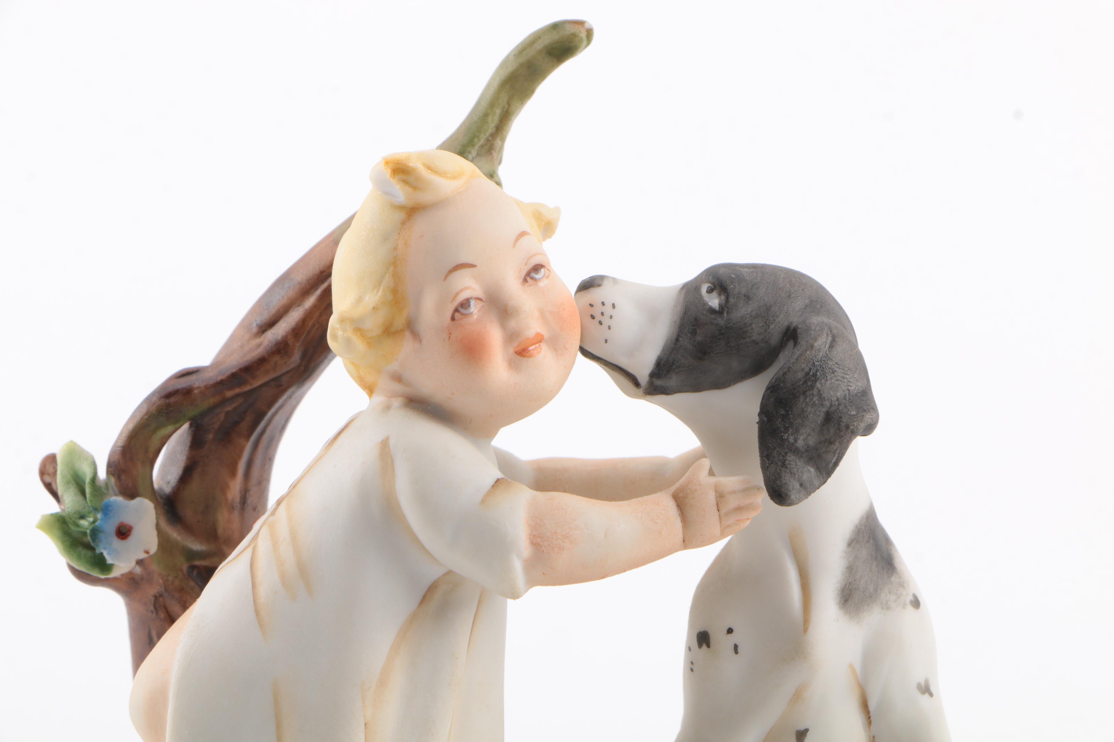 Collection of Girl Figurines Including Lefton