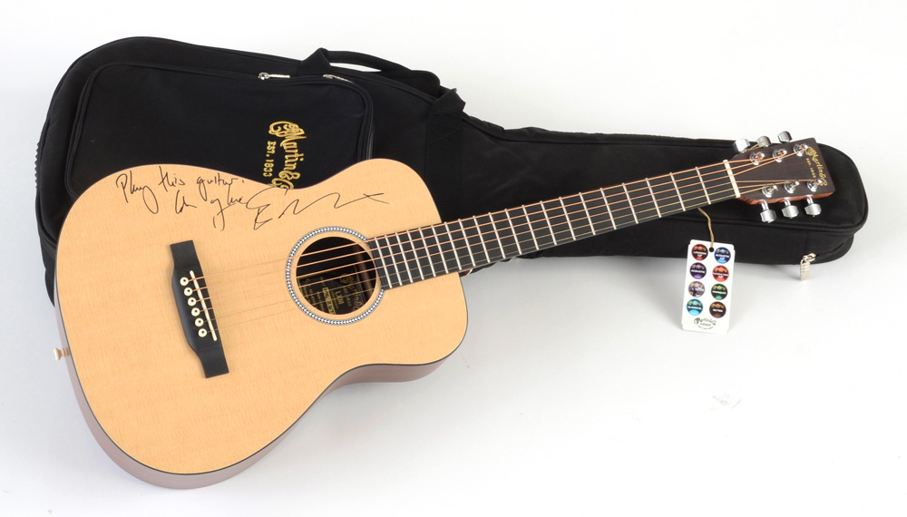 Ed Sheeran Signed Martin Acoustic Guitar