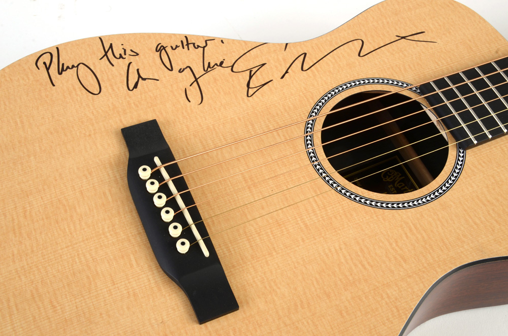 Ed Sheeran Signed Martin Acoustic Guitar