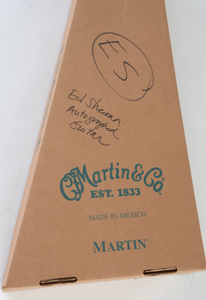 Ed Sheeran Signed Martin Acoustic Guitar