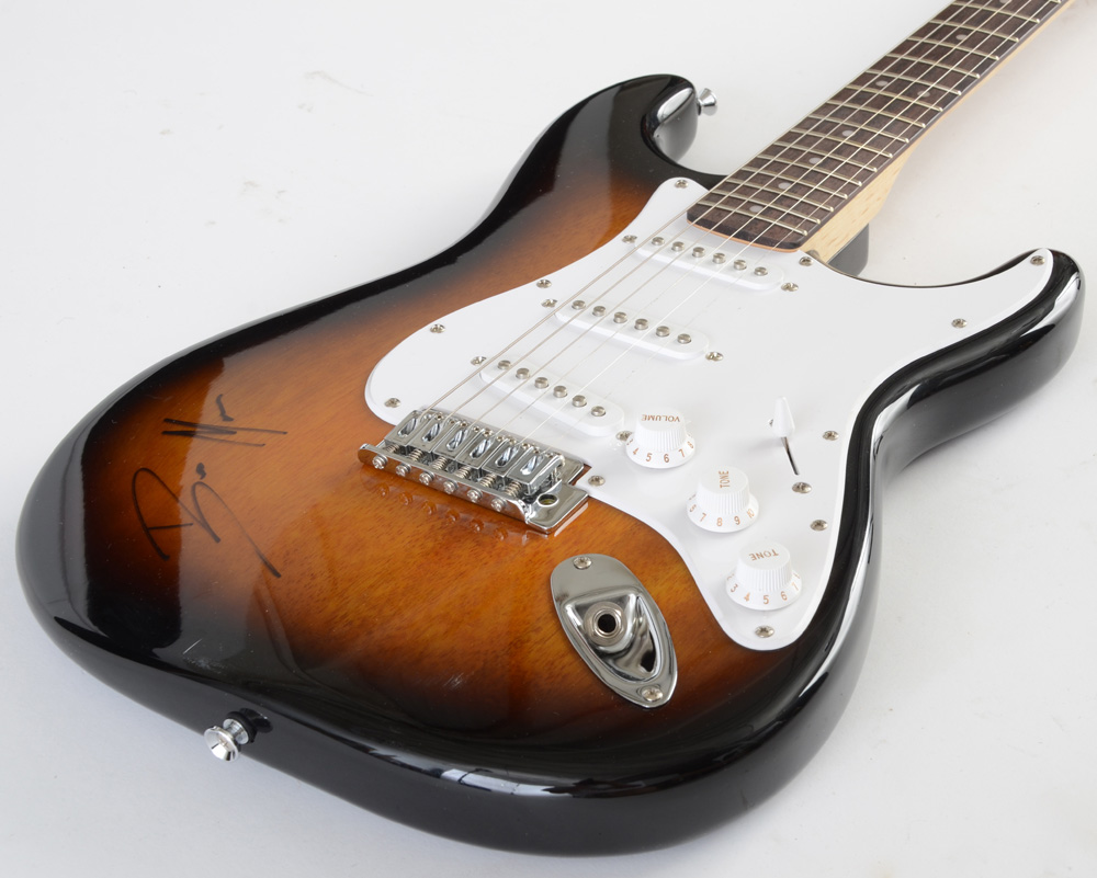 Bruno Mars Signed Electric Guitar with COA